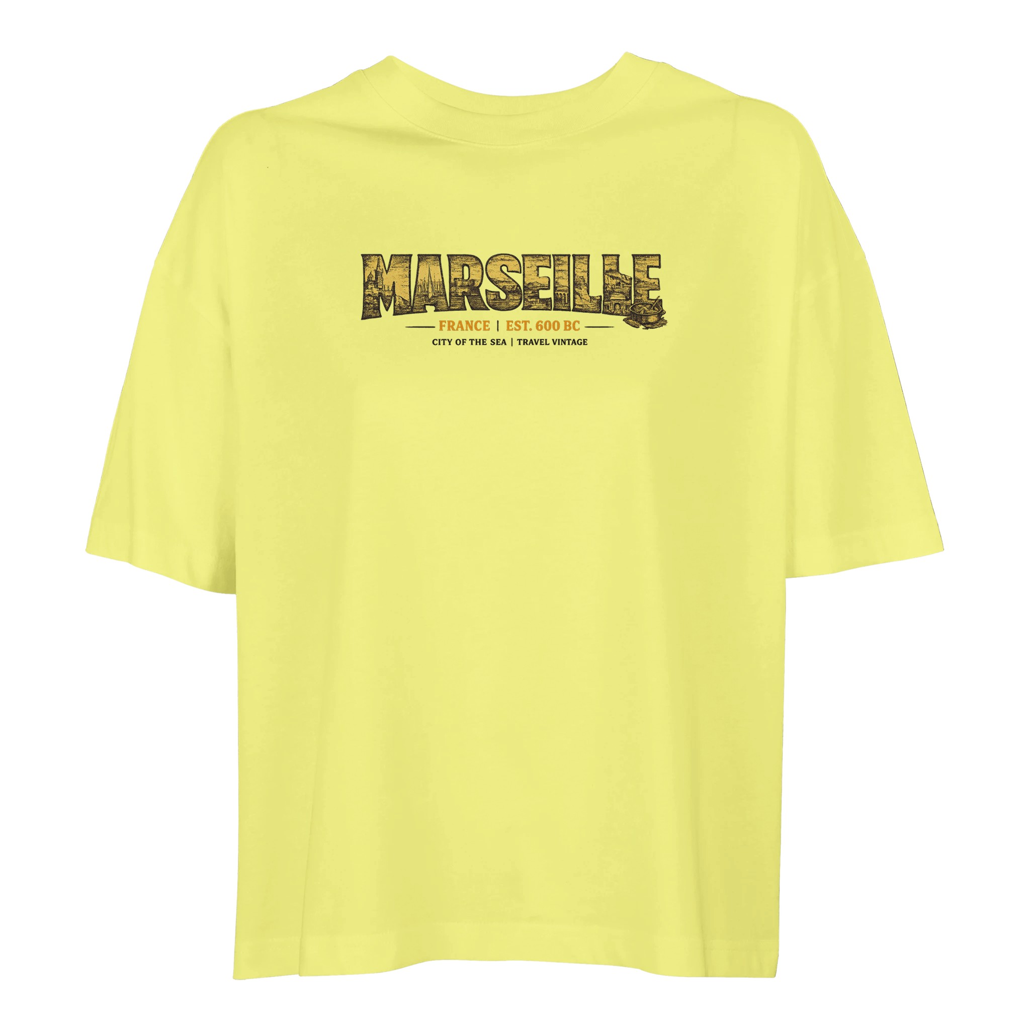 T-shirt Marseille femme ample coton bio conversion T-shirt Marseille femme ample coton bio conversion