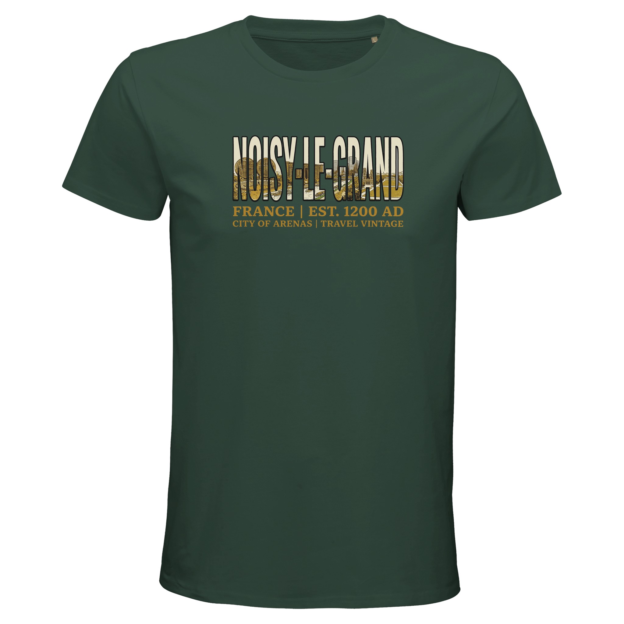 T-shirt Noisy-le-Grand homme bio ajusté T-shirt Noisy-le-Grand homme bio ajusté