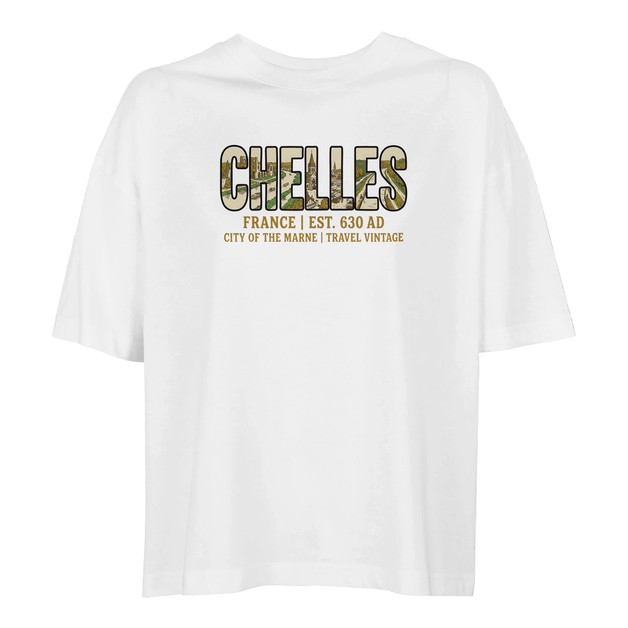 T-shirt Chelles femme ample coton bio ville tendance T-shirt Chelles femme ample coton bio ville tendance