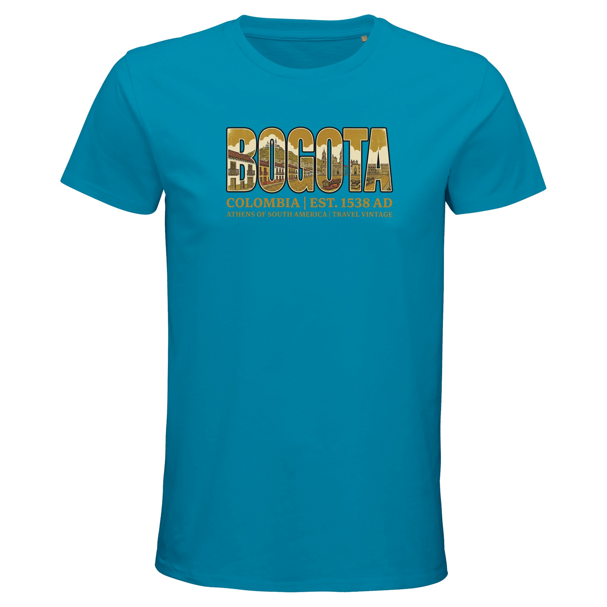 T-shirt Bogota homme bio ajusté T-shirt Bogota homme bio ajusté
