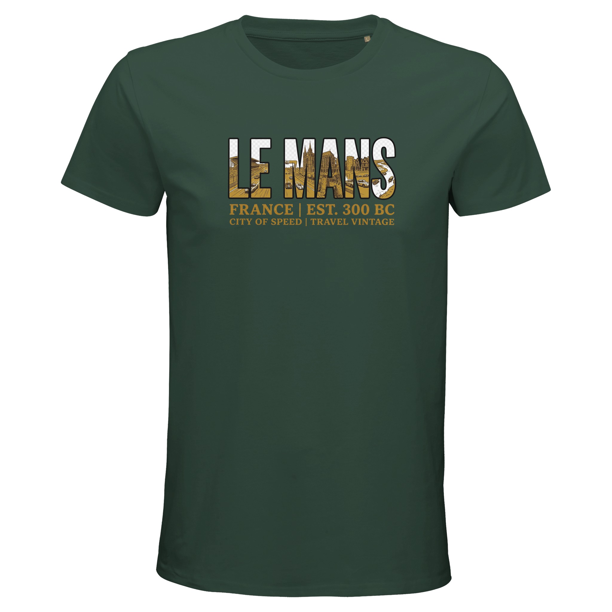 T-shirt Le Mans homme bio ajusté T-shirt Le Mans homme bio ajusté