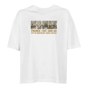 T-shirt Issy-les-Moulineaux femme ample coton bio T-shirt Issy-les-Moulineaux femme ample coton bio