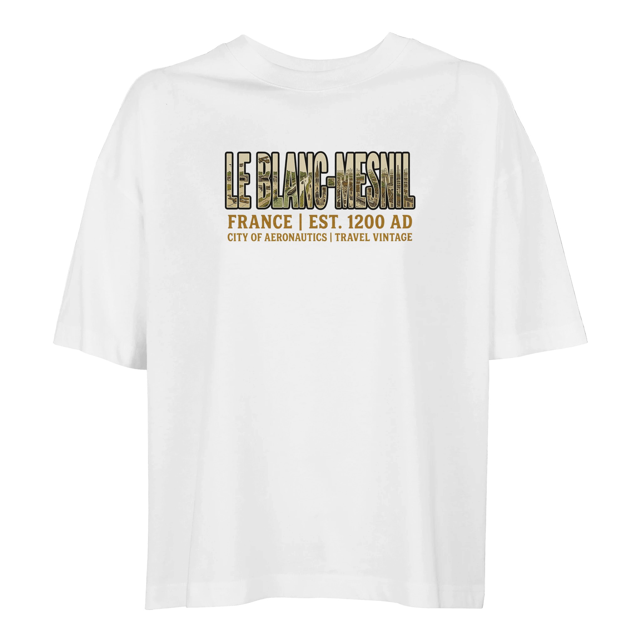 T-shirt Le Blanc-Mesnil femme ample coton bio T-shirt Le Blanc-Mesnil femme ample coton bio