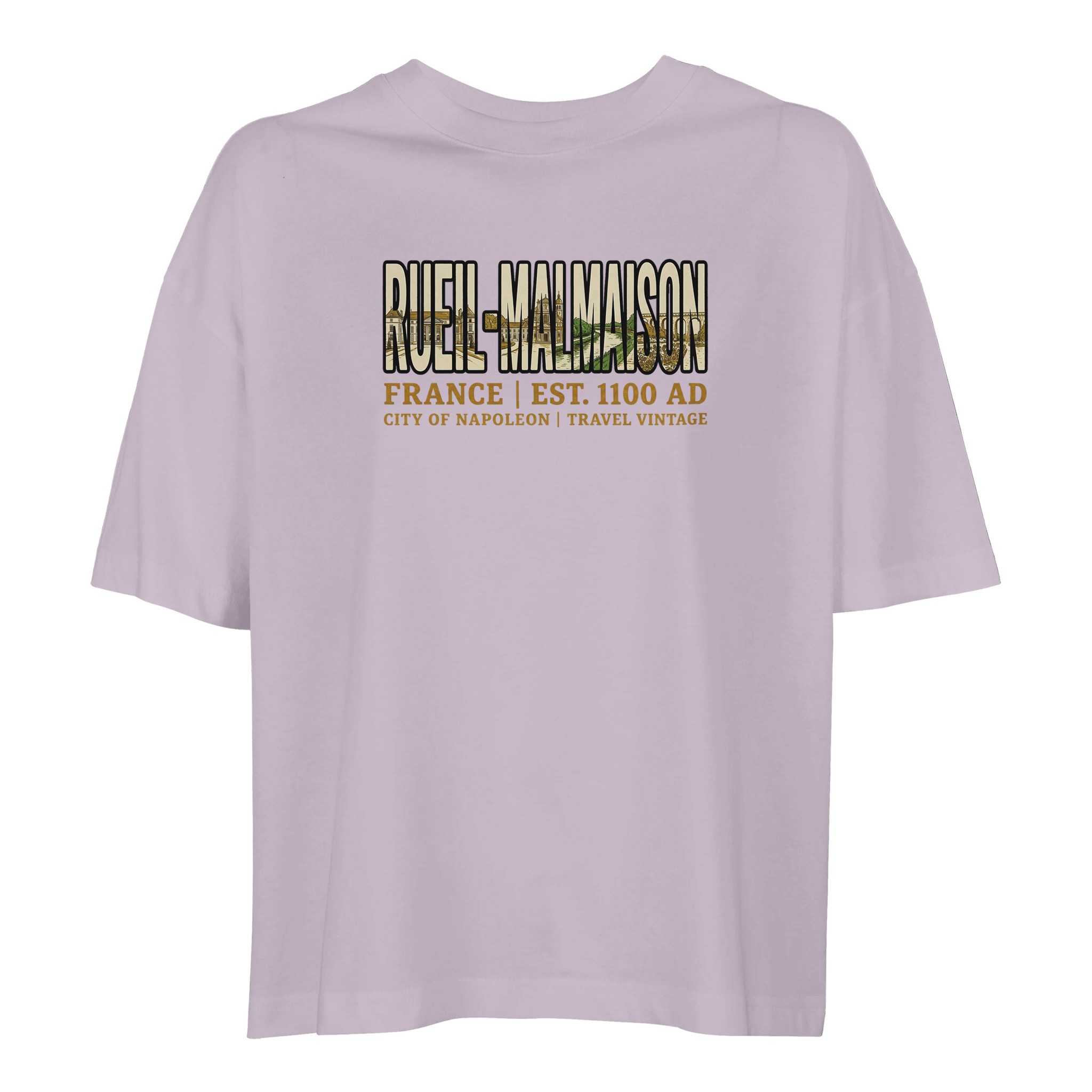 T-shirt Rueil-Malmaison femme ample coton bio T-shirt Rueil-Malmaison femme ample coton bio