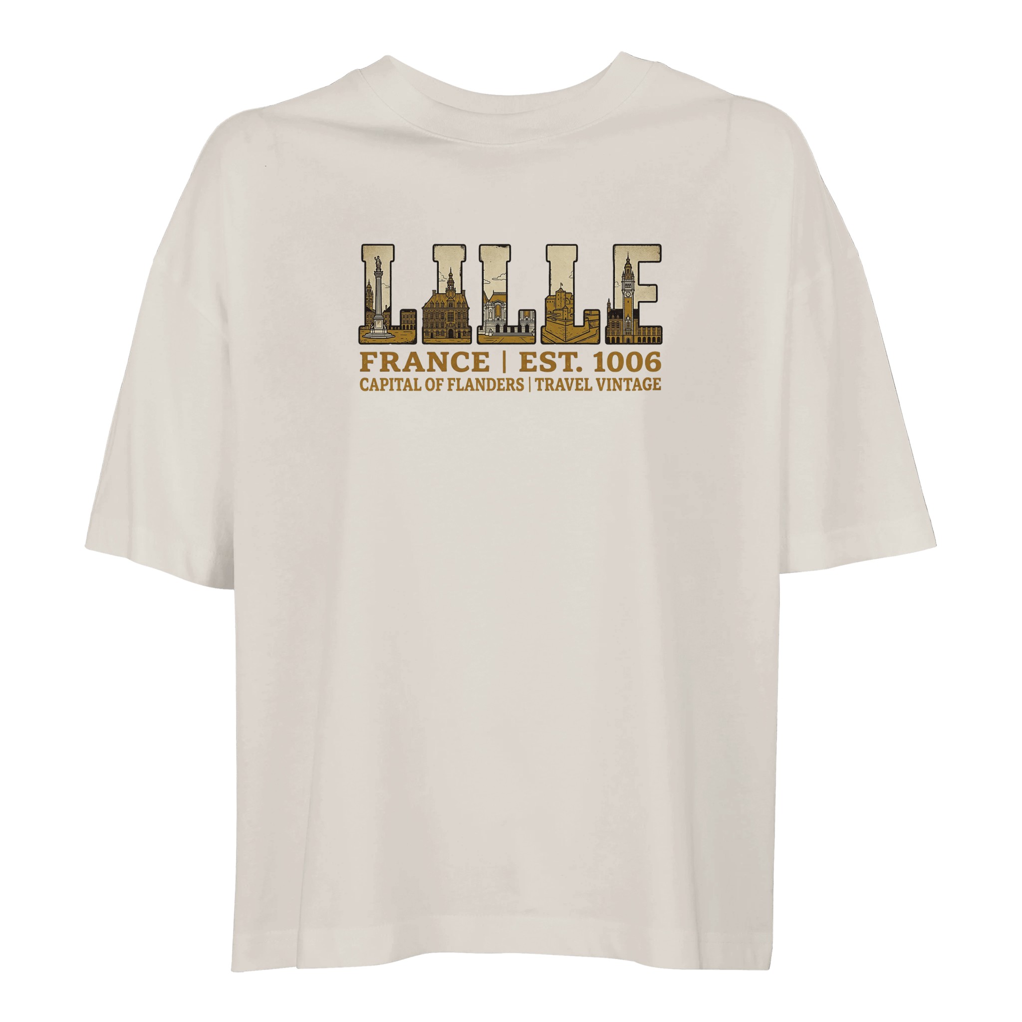 T-shirt Lille femme ample coton bio éco-responsable T-shirt Lille femme ample coton bio éco-responsable