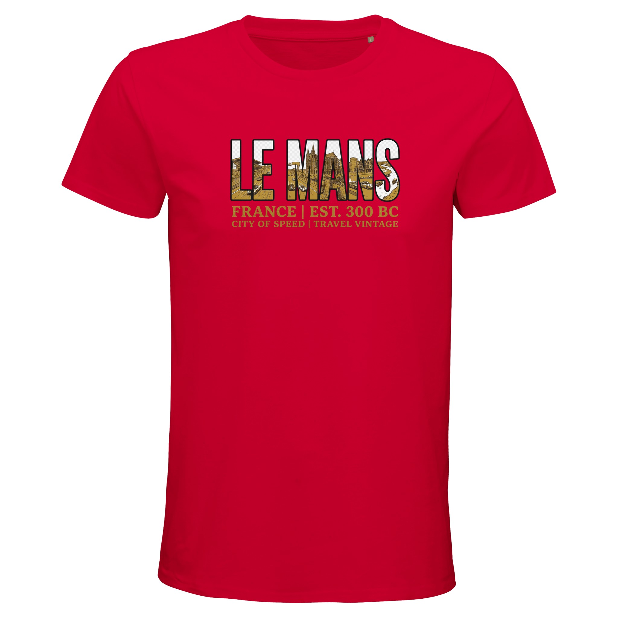 T-shirt Le Mans homme bio ajusté T-shirt Le Mans homme bio ajusté