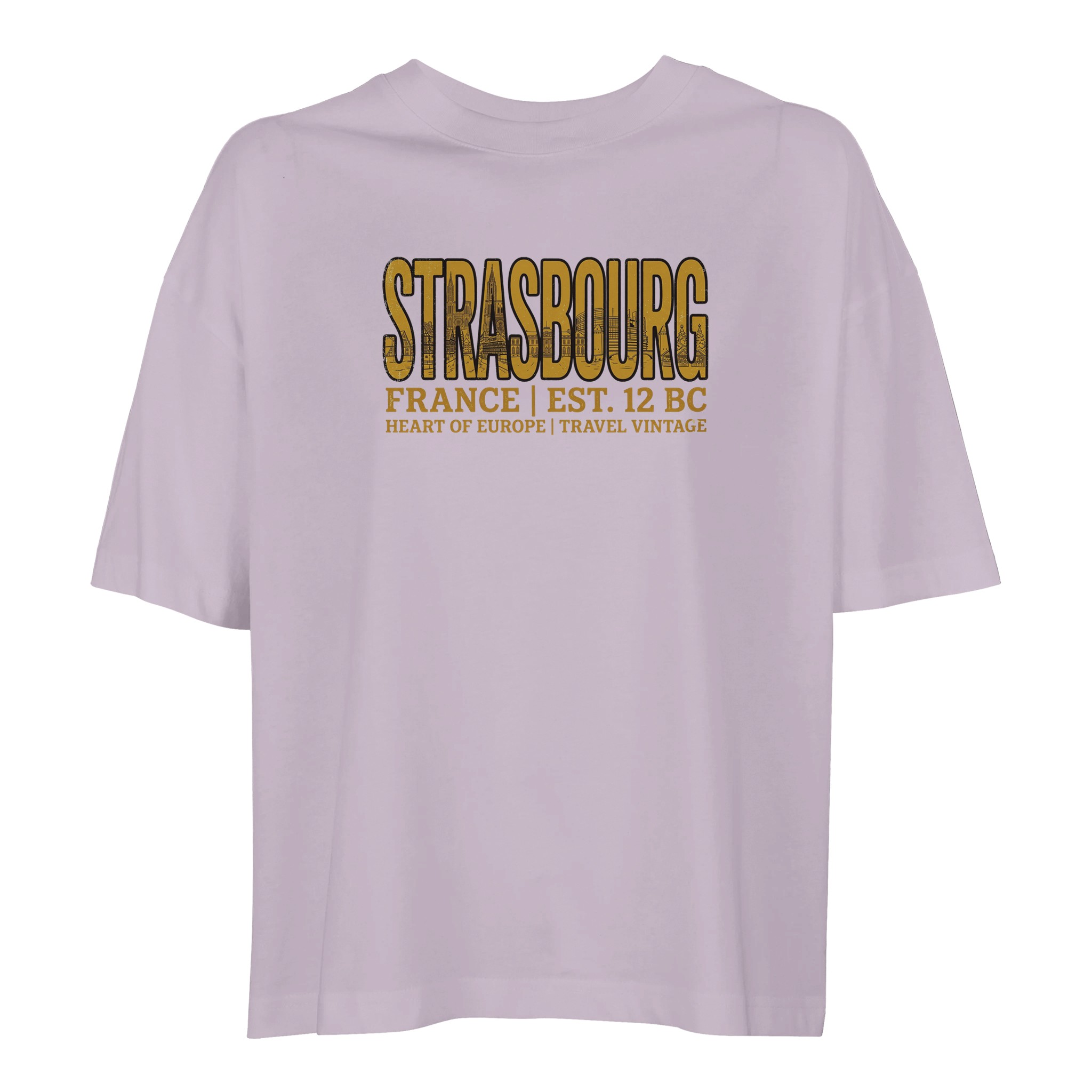T-shirt Strasbourg femme ample coton bio T-shirt Strasbourg femme ample coton bio