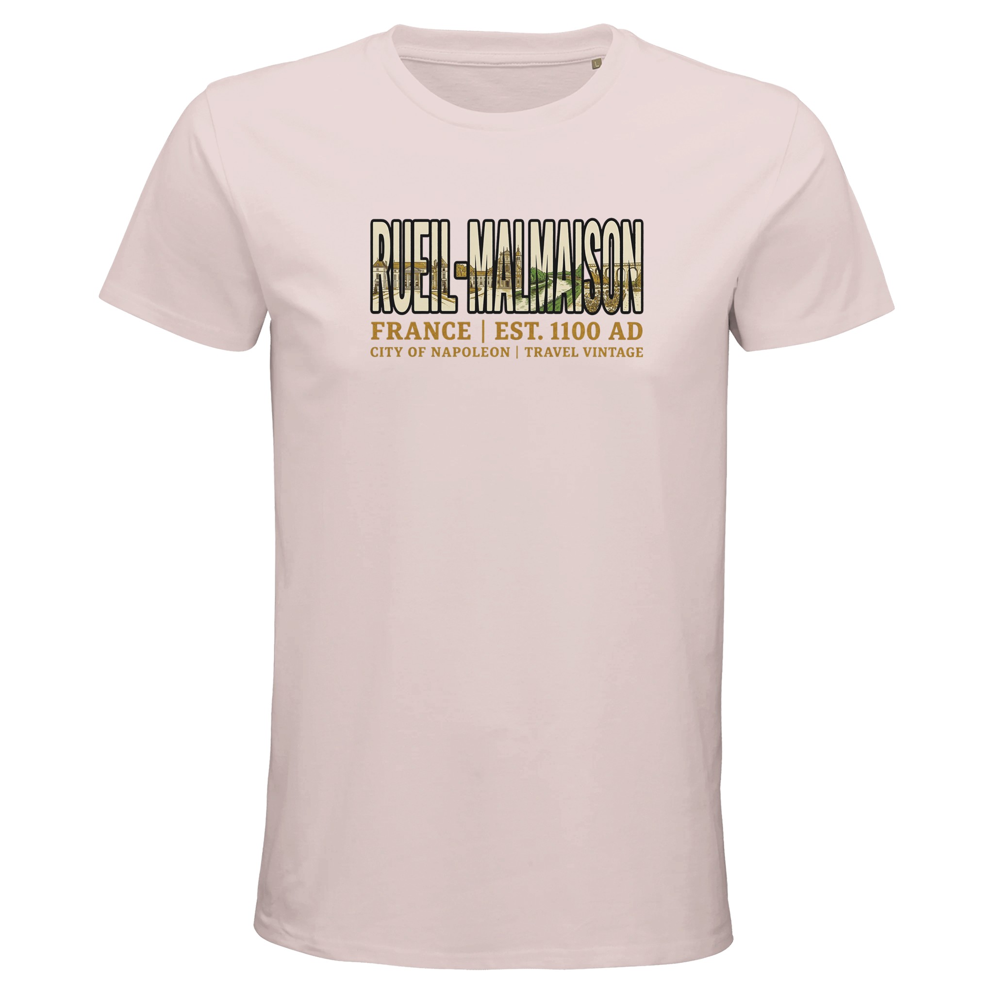 T-shirt Rueil-Malmaison homme bio ajusté ville T-shirt Rueil-Malmaison homme bio ajusté ville