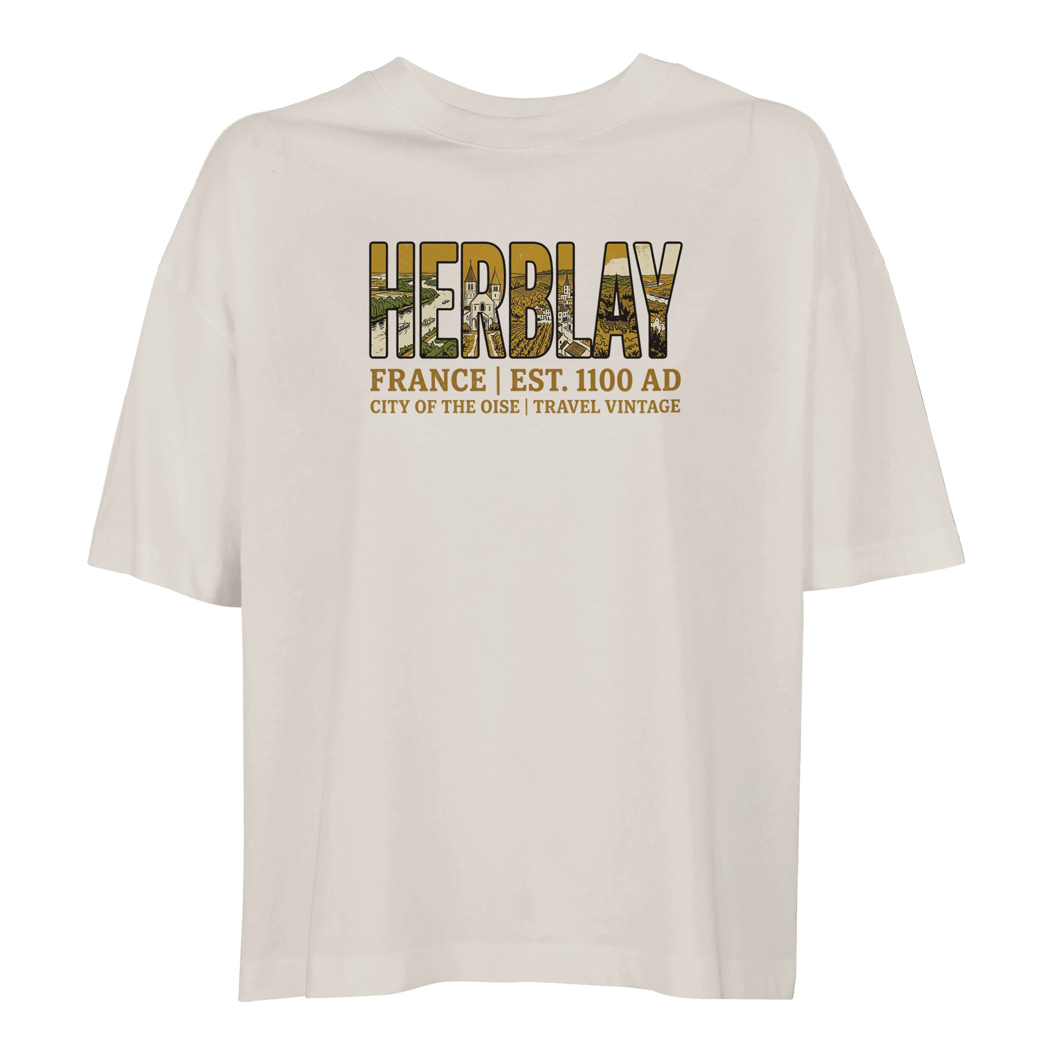T-shirt Herblay femme ample coton bio ville T-shirt Herblay femme ample coton bio ville