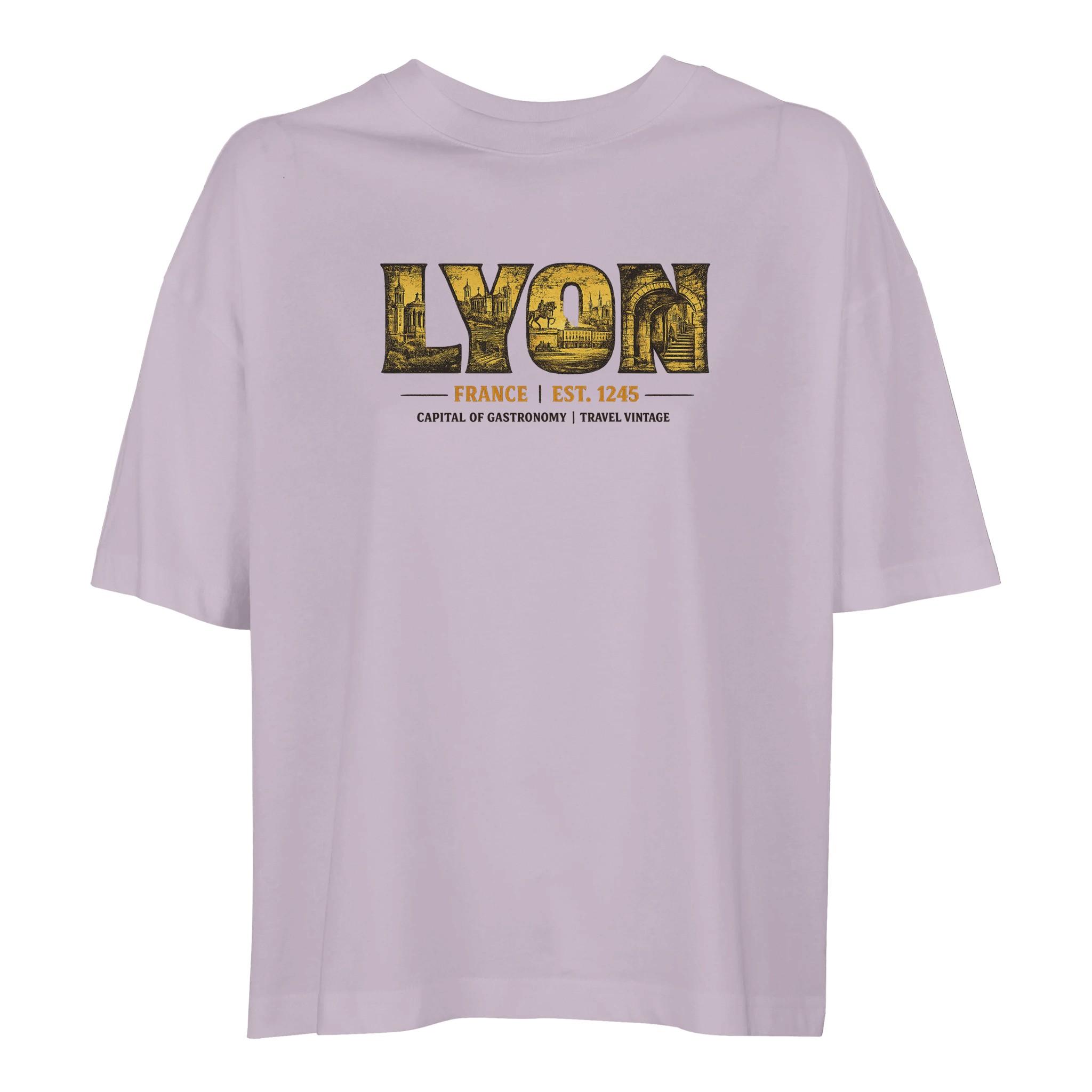 T-shirt Lyon femme ample coton bio conversion T-shirt Lyon femme ample coton bio conversion