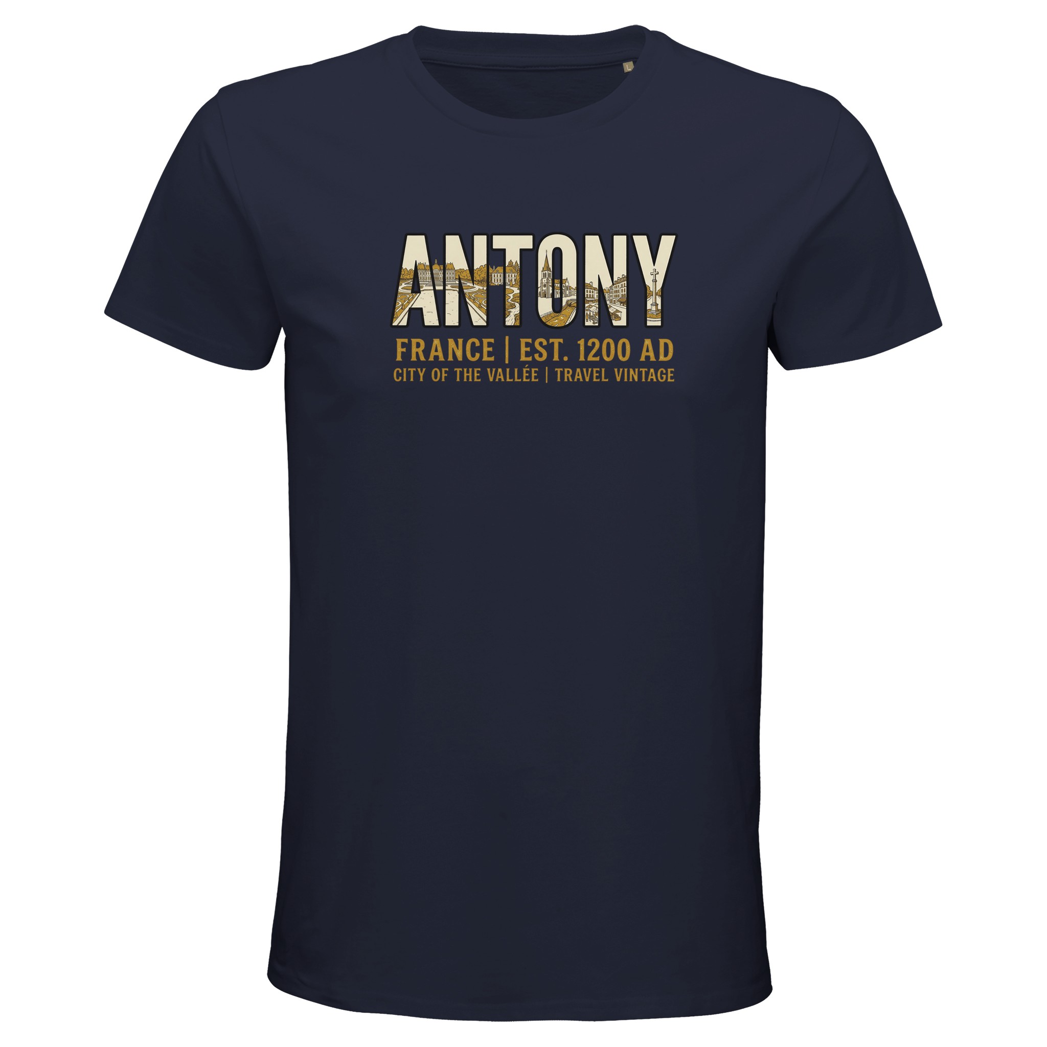 T-shirt Antony homme bio ajusté ville premium T-shirt Antony homme bio ajusté ville premium