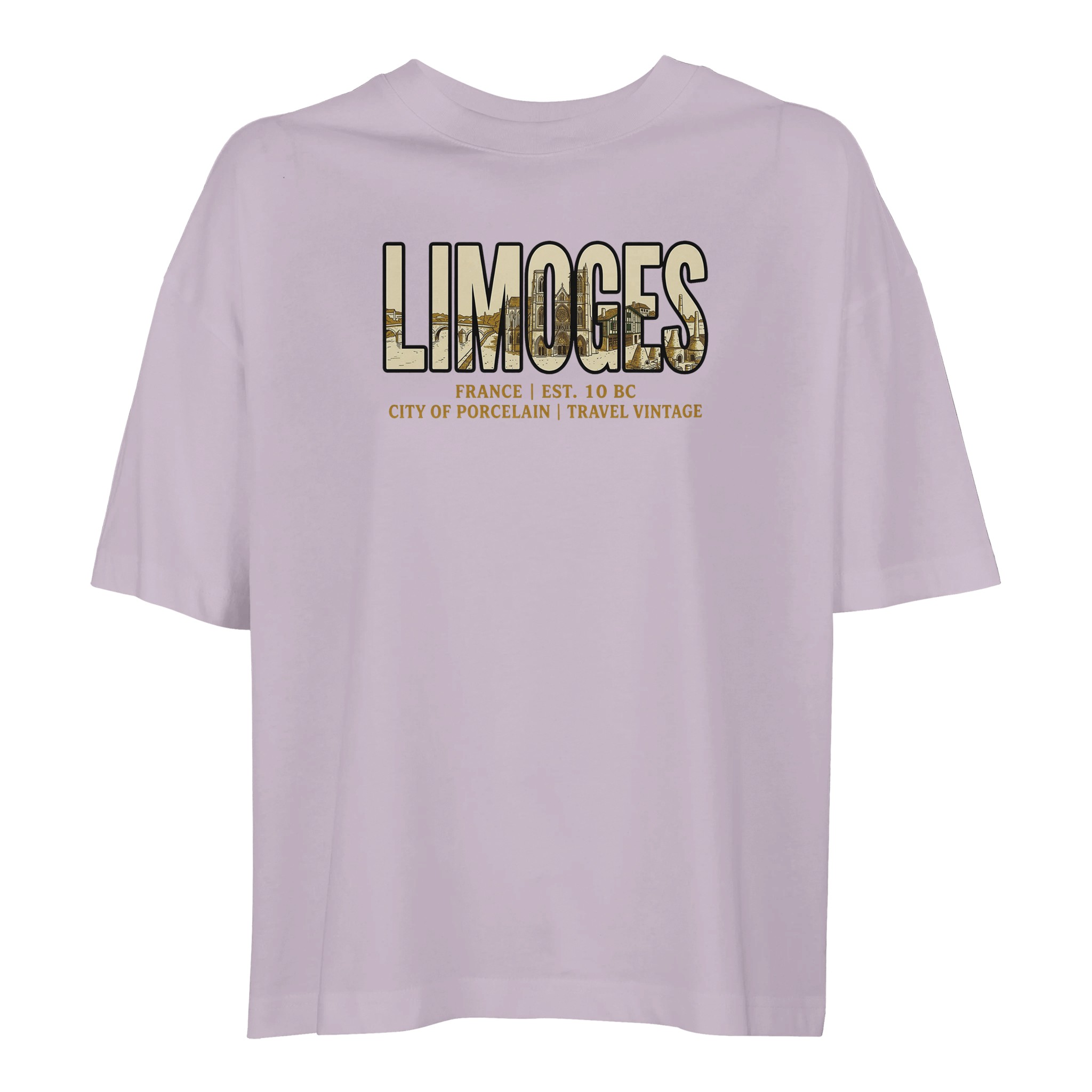 T-shirt Limoges femme ample coton bio conversion T-shirt Limoges femme ample coton bio conversion