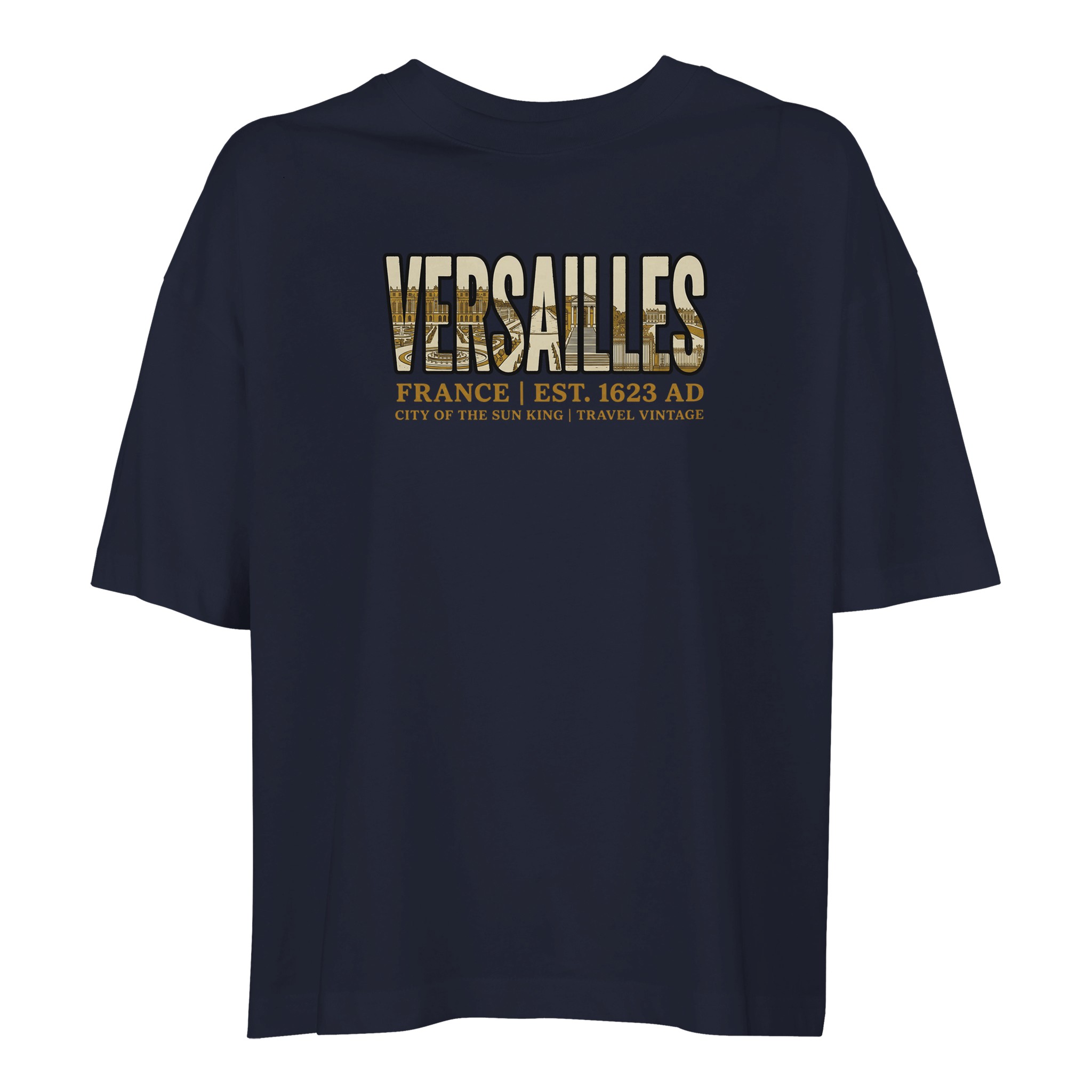T-shirt Versailles femme ample coton bio ville T-shirt Versailles femme ample coton bio ville