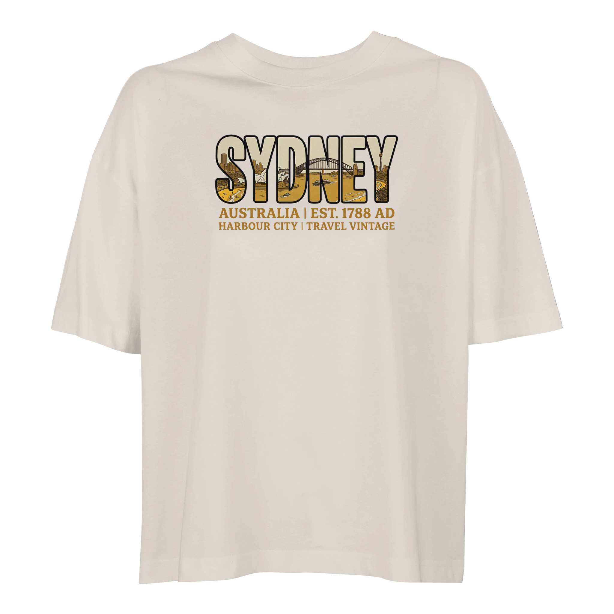 T-shirt Sydney femme ample coton bio conversion T-shirt Sydney femme ample coton bio conversion, coloris Off White