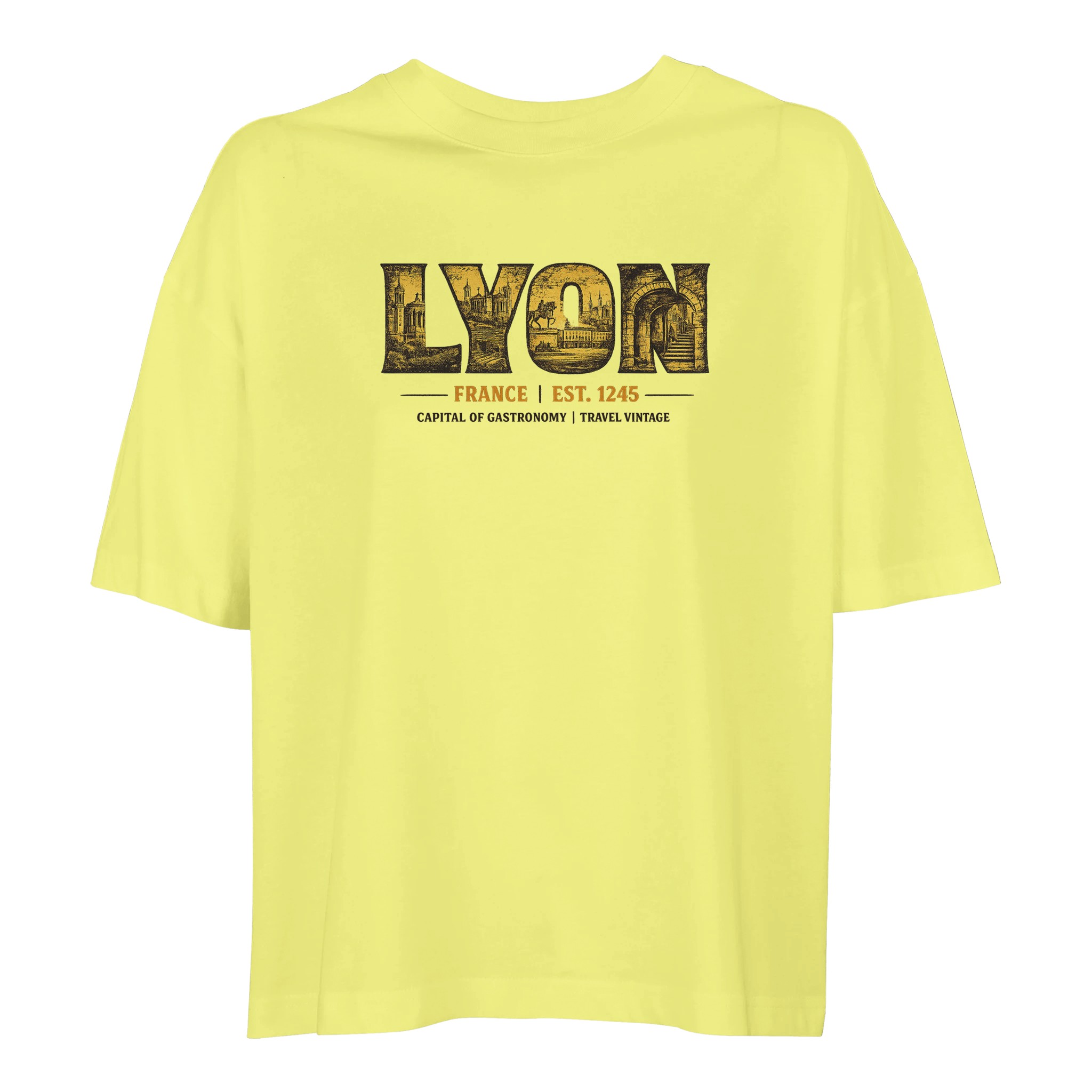 T-shirt Lyon femme ample coton bio conversion T-shirt Lyon femme ample coton bio conversion