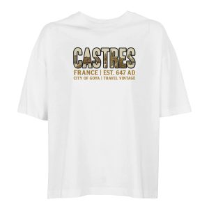 T-shirt Castres femme ample coton bio ville T-shirt Castres femme ample coton bio ville