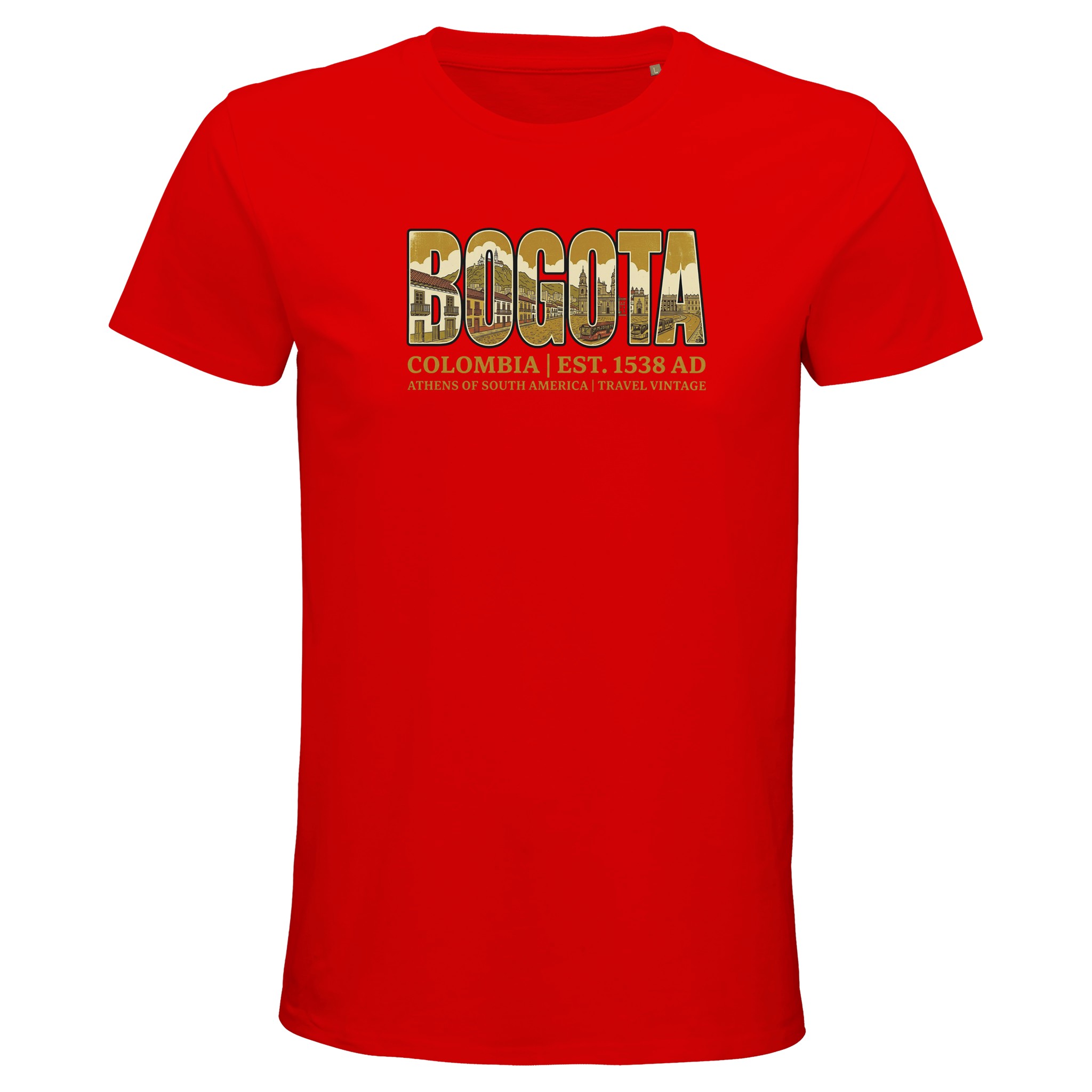 T-shirt Bogota homme bio ajusté T-shirt Bogota homme bio ajusté