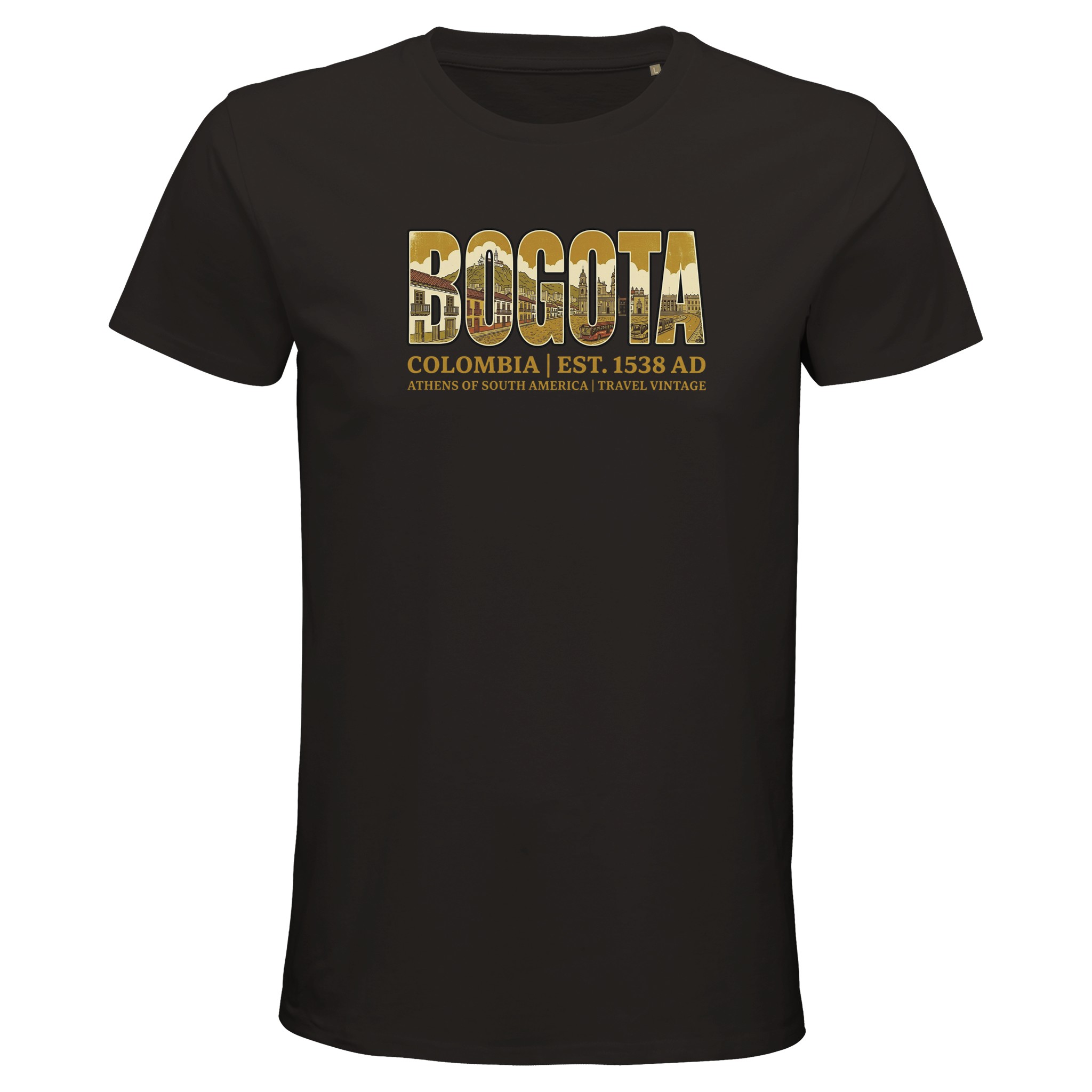 T-shirt Bogota homme bio ajusté T-shirt Bogota homme bio ajusté