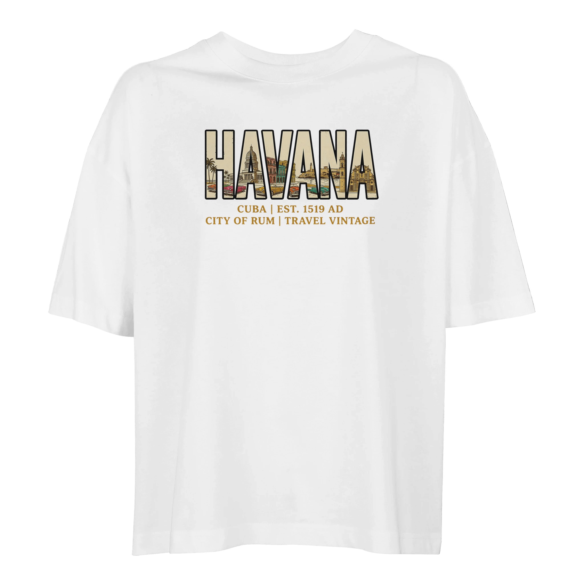 T-shirt La Havane femme ample coton bio T-shirt La Havane femme ample coton bio