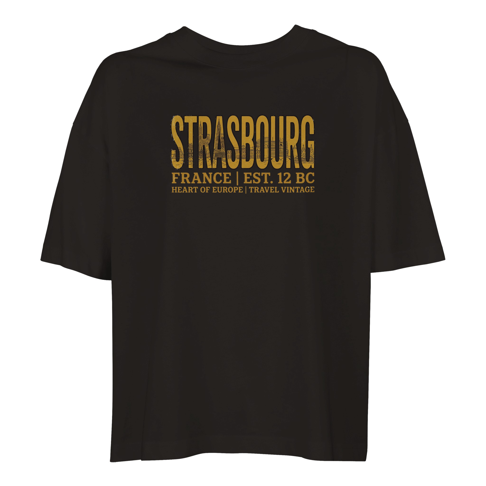 T-shirt Strasbourg femme ample coton bio T-shirt Strasbourg femme ample coton bio