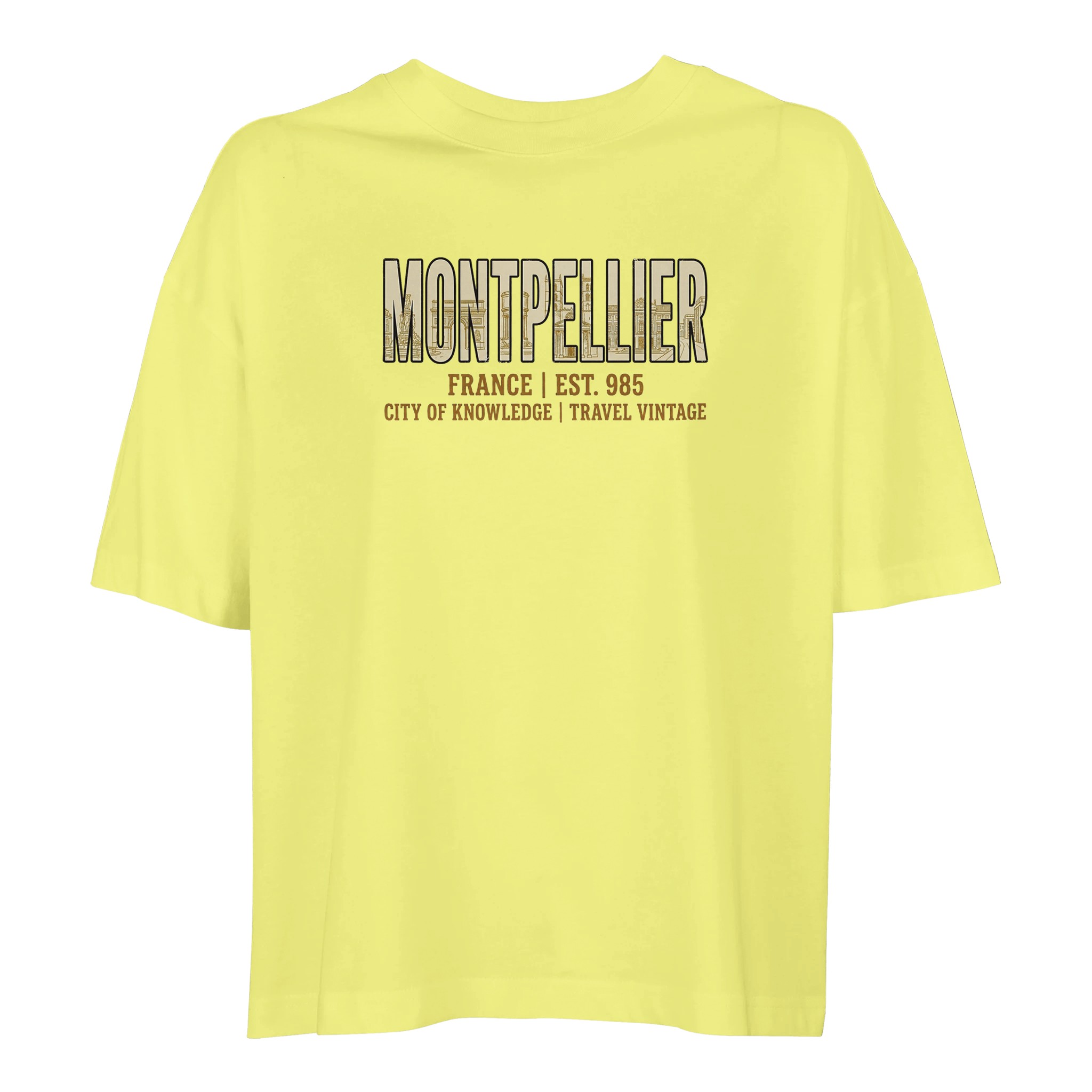 T-shirt Montpellier femme ample coton bio T-shirt Montpellier femme ample coton bio