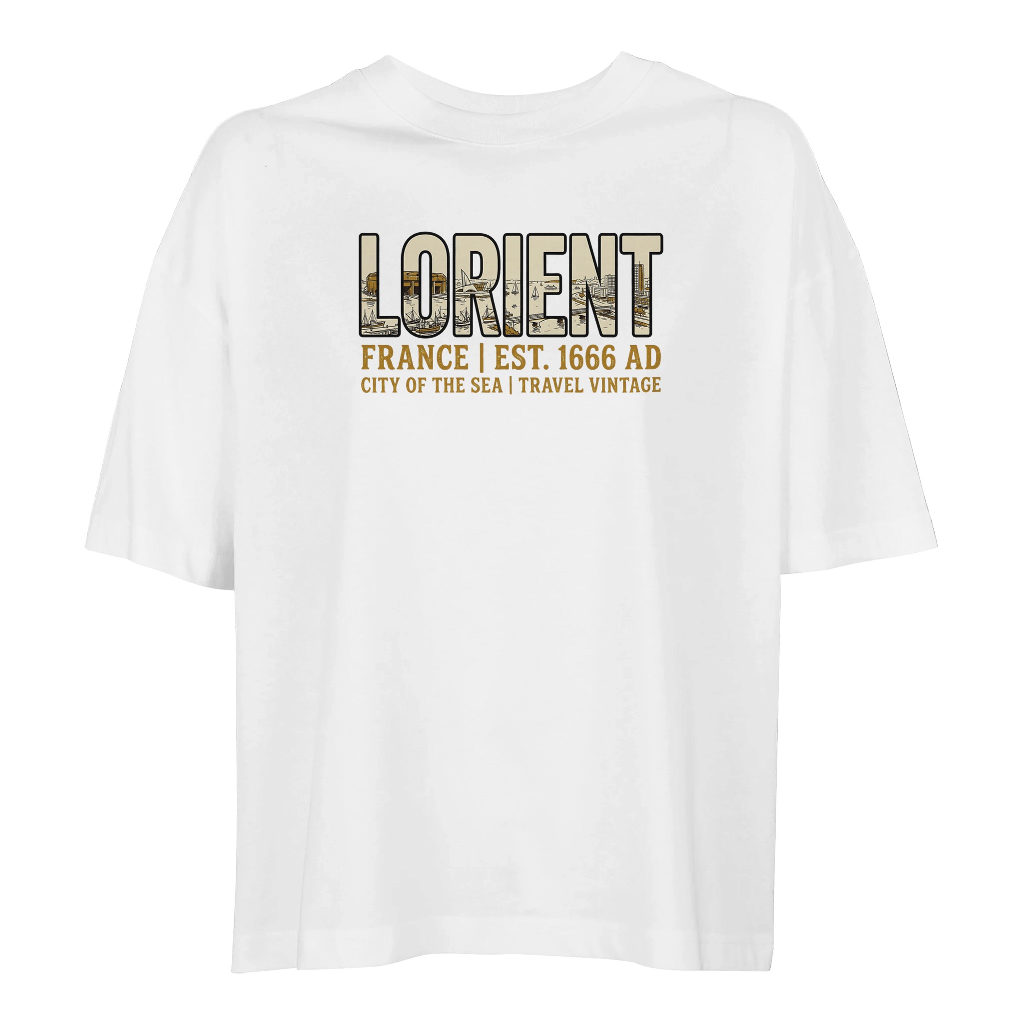 T-shirt Lorient femme ample coton en conversion bio T-shirt Lorient femme ample coton en conversion bio
