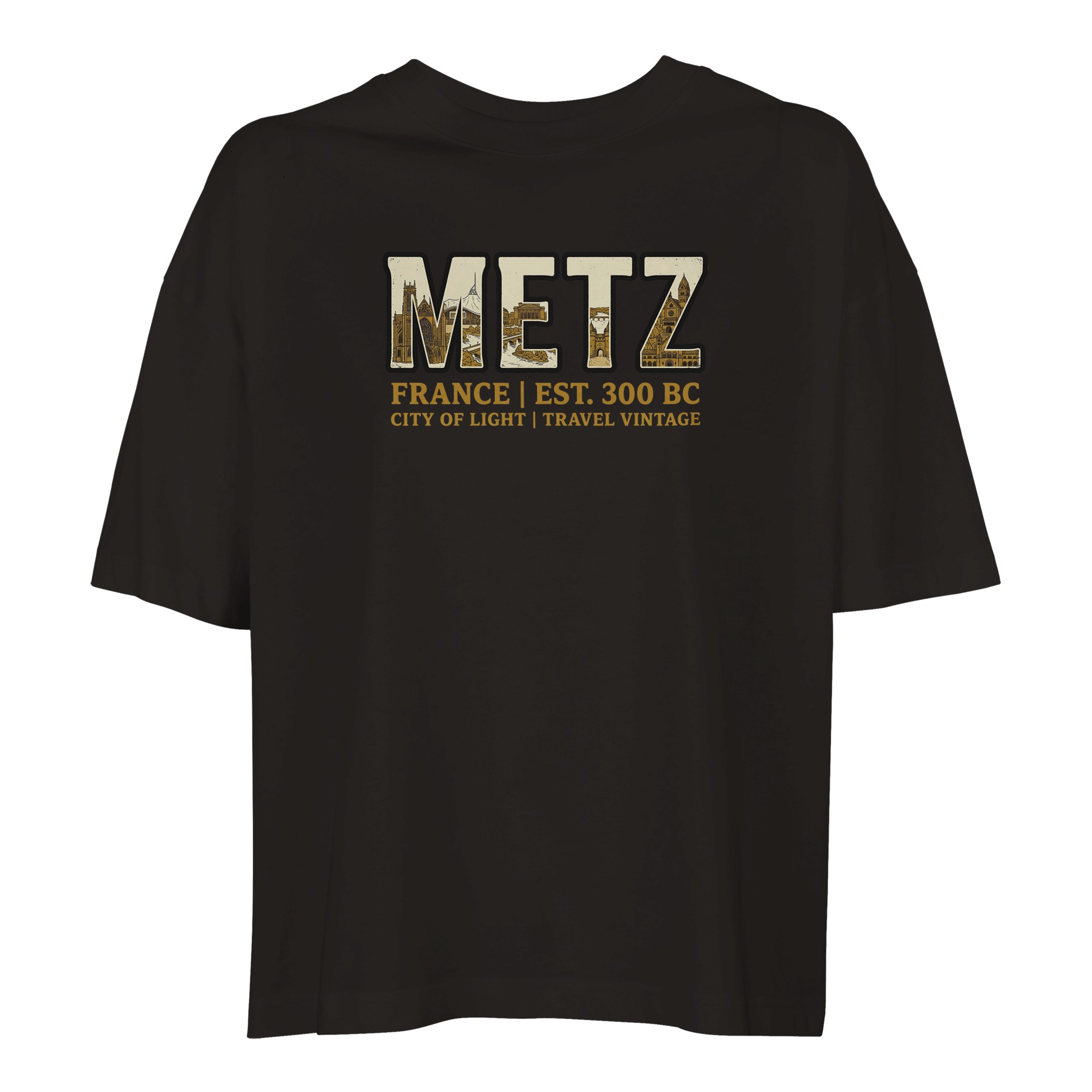T-shirt Metz femme ample coton bio conversion T-shirt Metz femme ample coton bio conversion