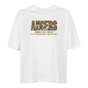 T-shirt Angers femme ample coton bio ville française T-shirt Angers femme ample coton bio ville française