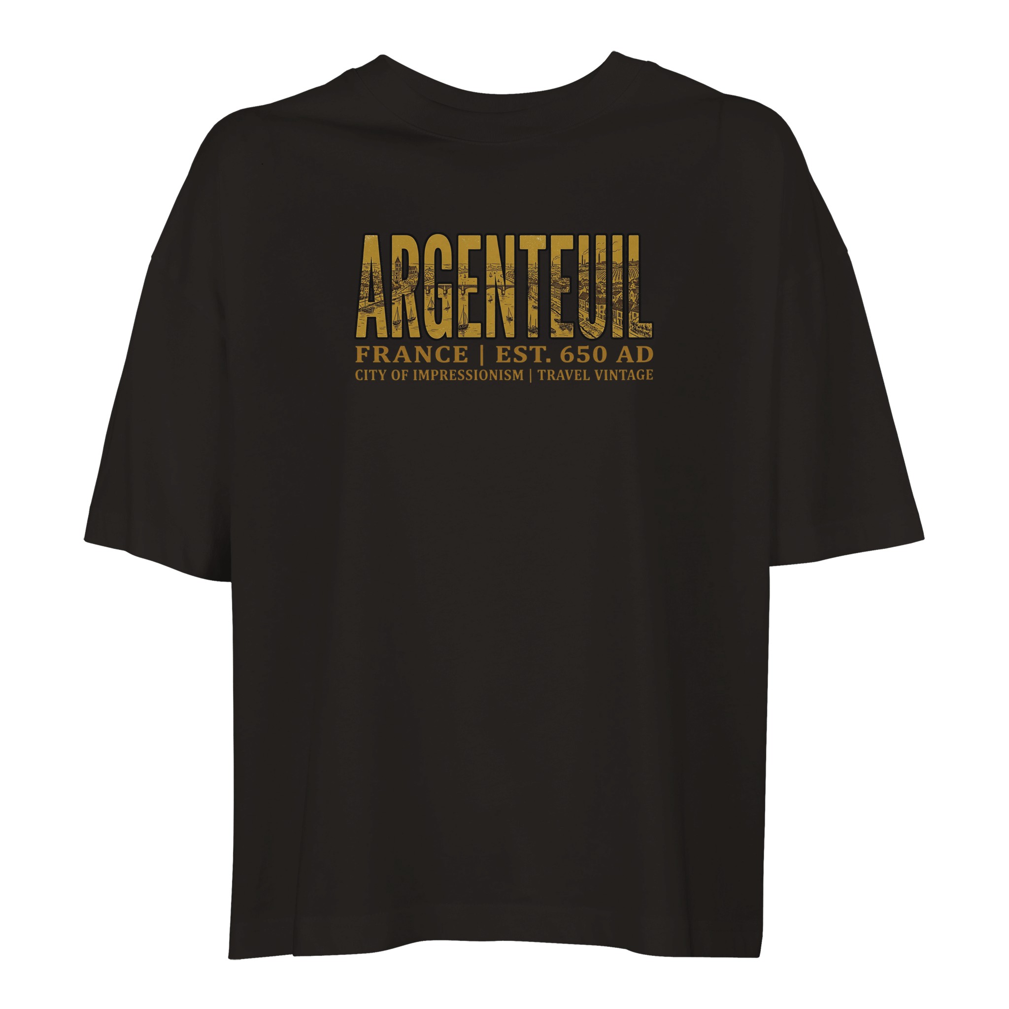 T-shirt Argenteuil femme ample coton bio T-shirt Argenteuil femme ample coton bio