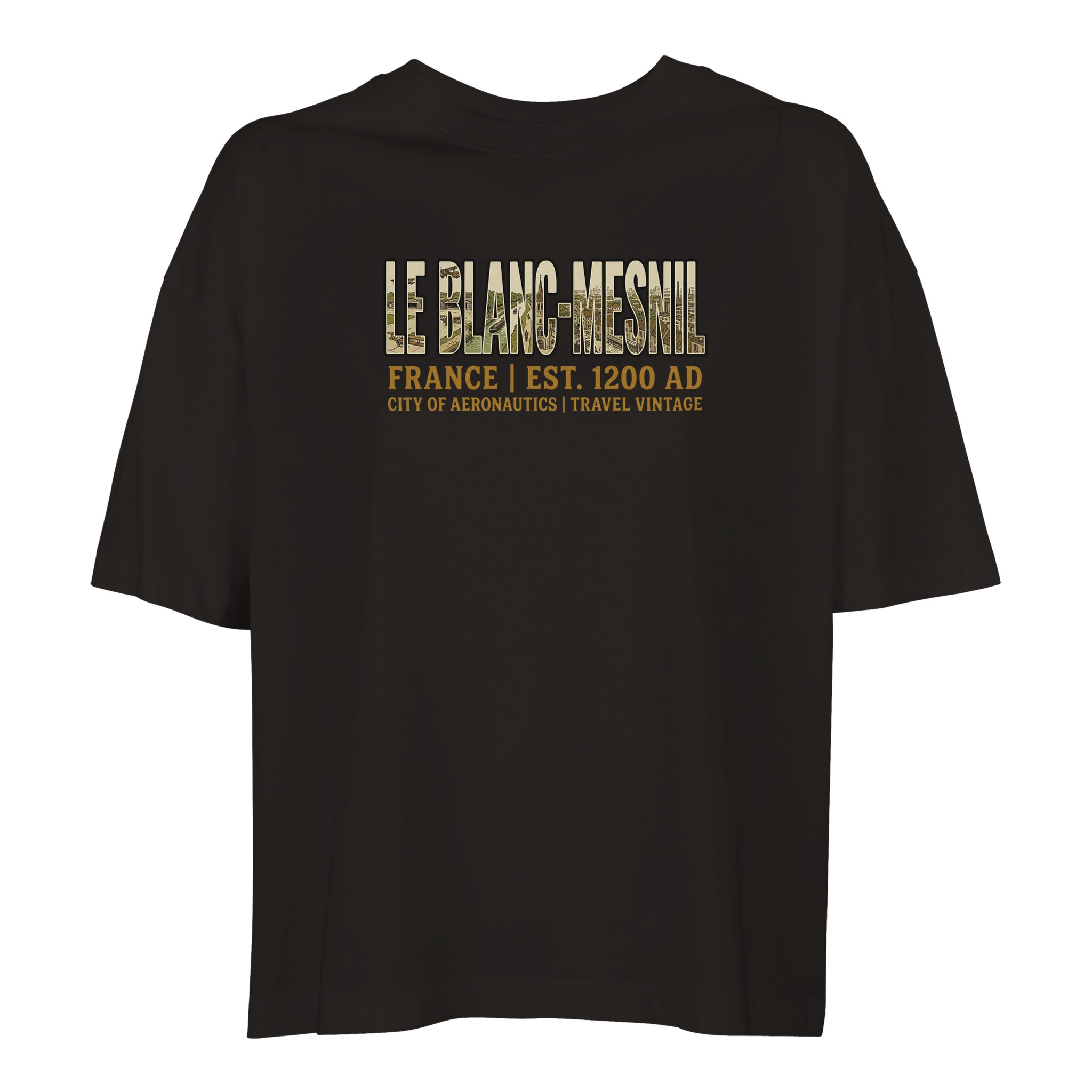 T-shirt Le Blanc-Mesnil femme ample coton bio T-shirt Le Blanc-Mesnil femme ample coton bio