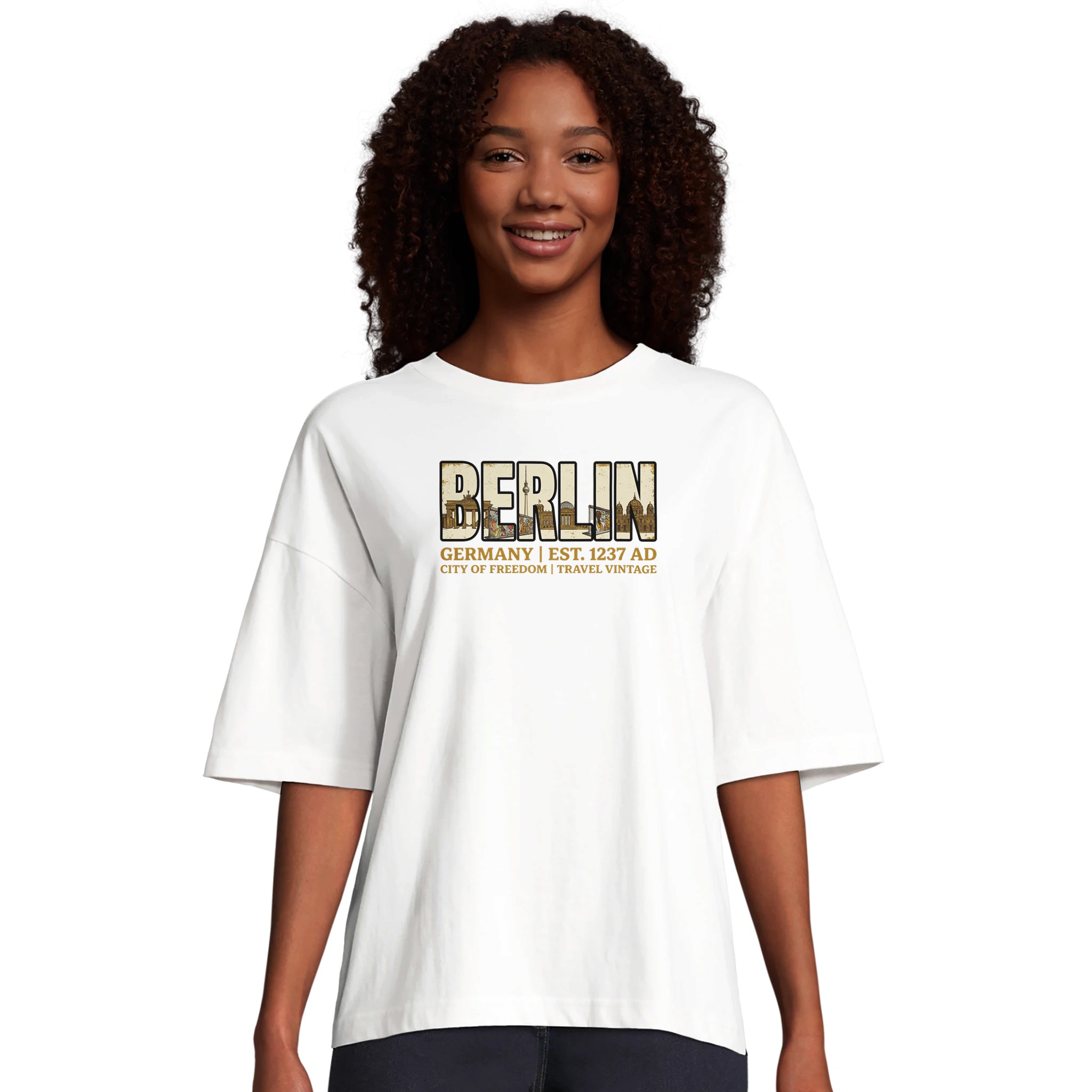 T-shirt Berlin femme ample coton en conversion bio T-shirt Berlin femme ample coton en conversion bio, photo 10