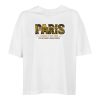 T-shirt Paris femme ample coton bio en conversion