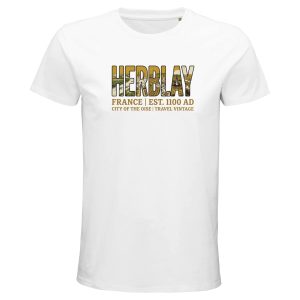 T-shirt Herblay homme bio ajusté ville de lOise T-shirt Herblay homme bio ajusté ville de lOise