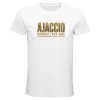 T-shirt Ajaccio homme bio ajusté ville Corse