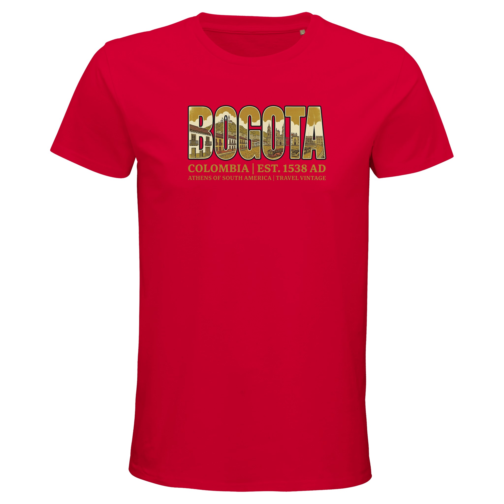 T-shirt Bogota homme bio ajusté T-shirt Bogota homme bio ajusté