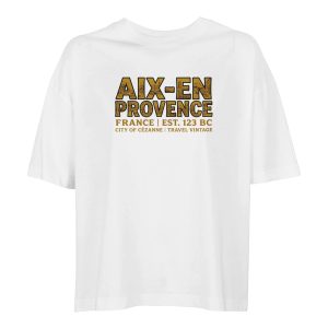 T-shirt Aix-en-Provence femme ample coton bio T-shirt Aix-en-Provence femme ample coton bio