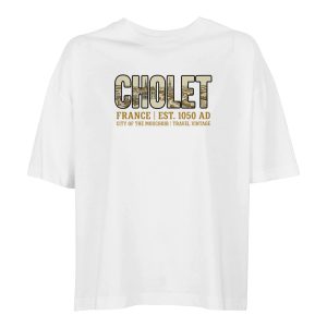 T-shirt Cholet femme ample coton bio ville tendance T-shirt Cholet femme ample coton bio ville tendance