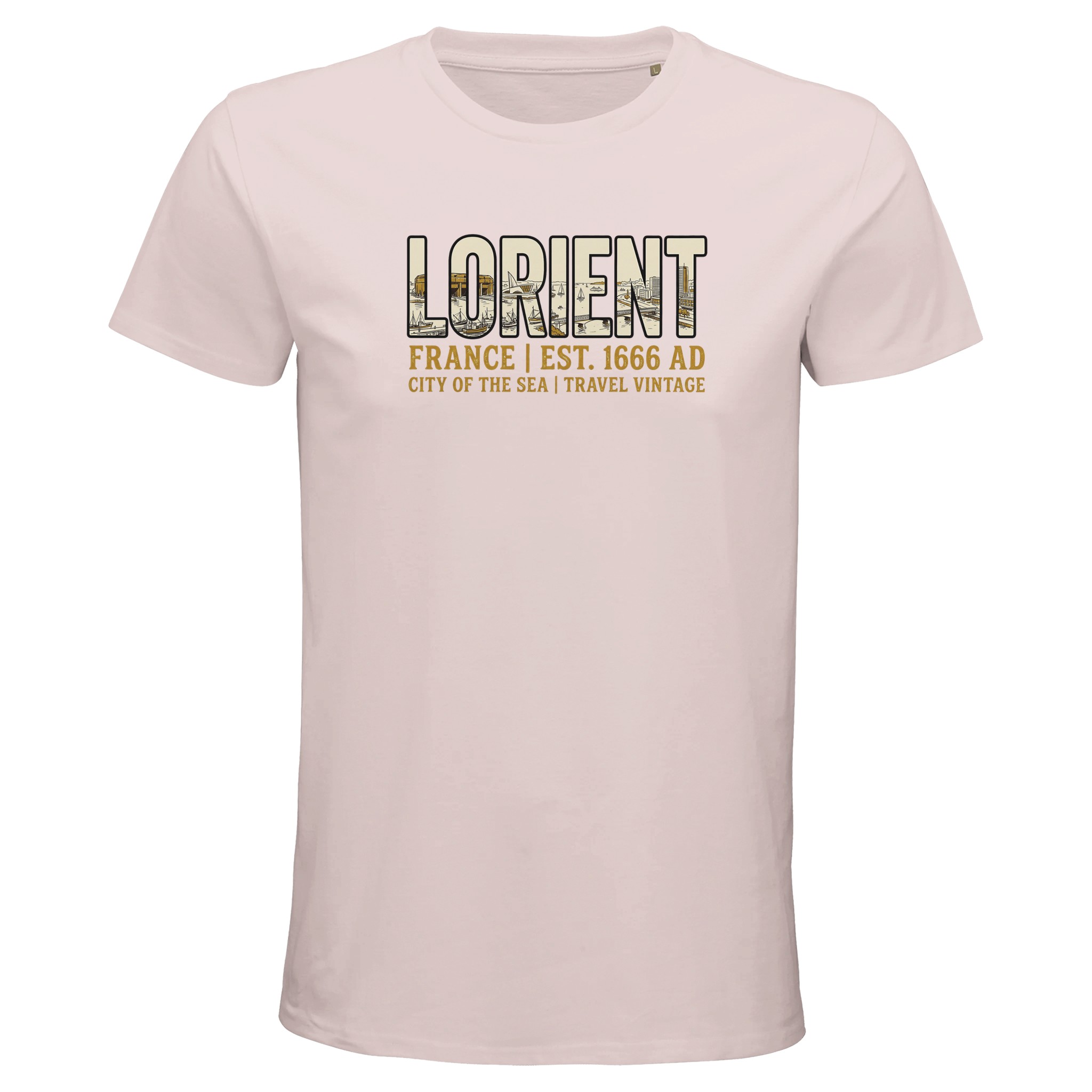 T-shirt Lorient homme bio ajusté T-shirt Lorient homme bio ajusté