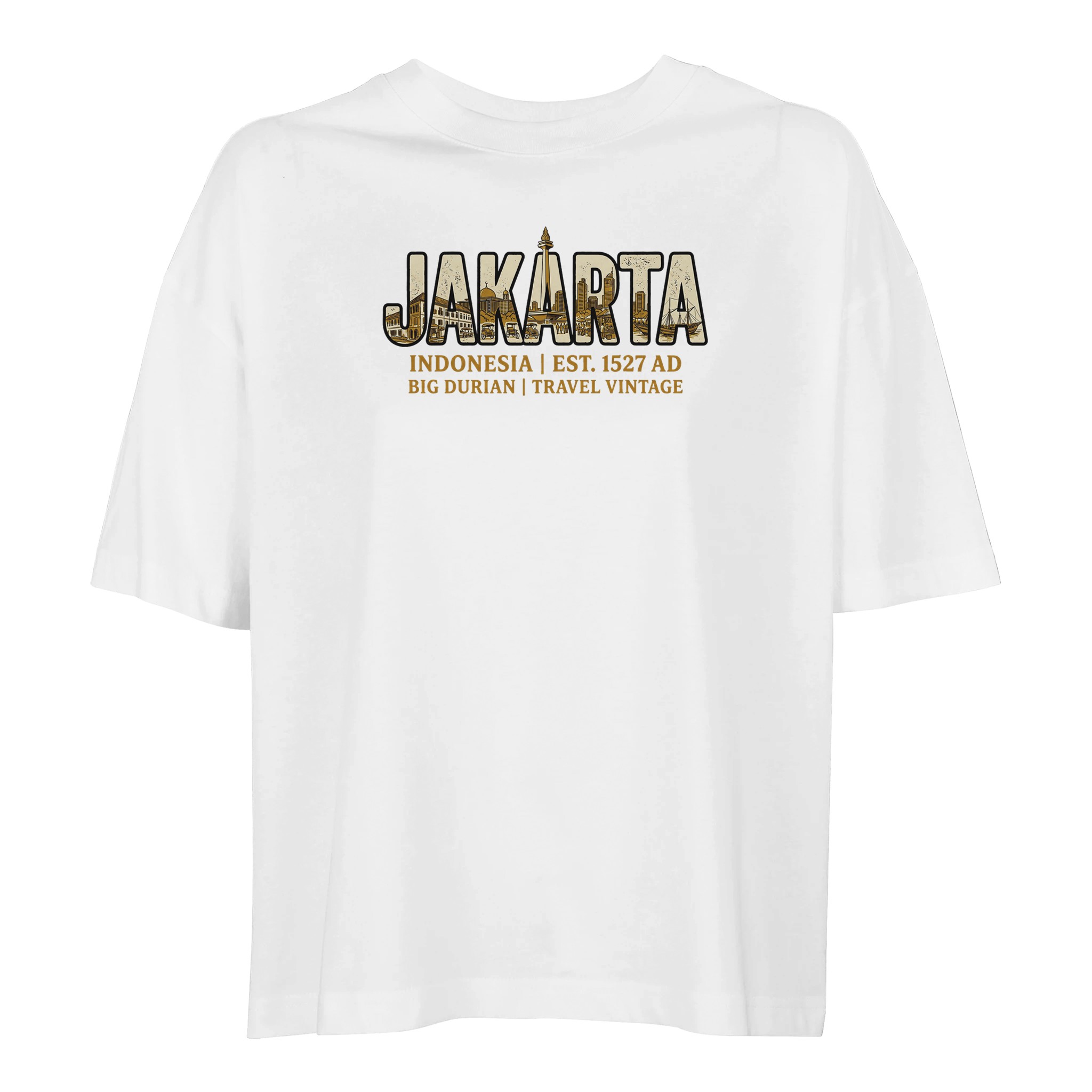 T-shirt Jakarta femme ample coton bio conversion T-shirt Jakarta femme ample coton bio conversion