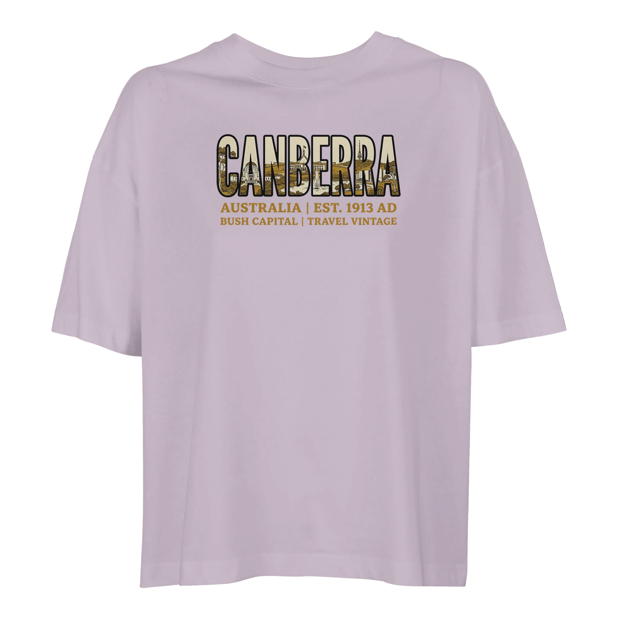 T-shirt Canberra femme ample coton bio T-shirt Canberra femme ample coton bio, coloris lilak