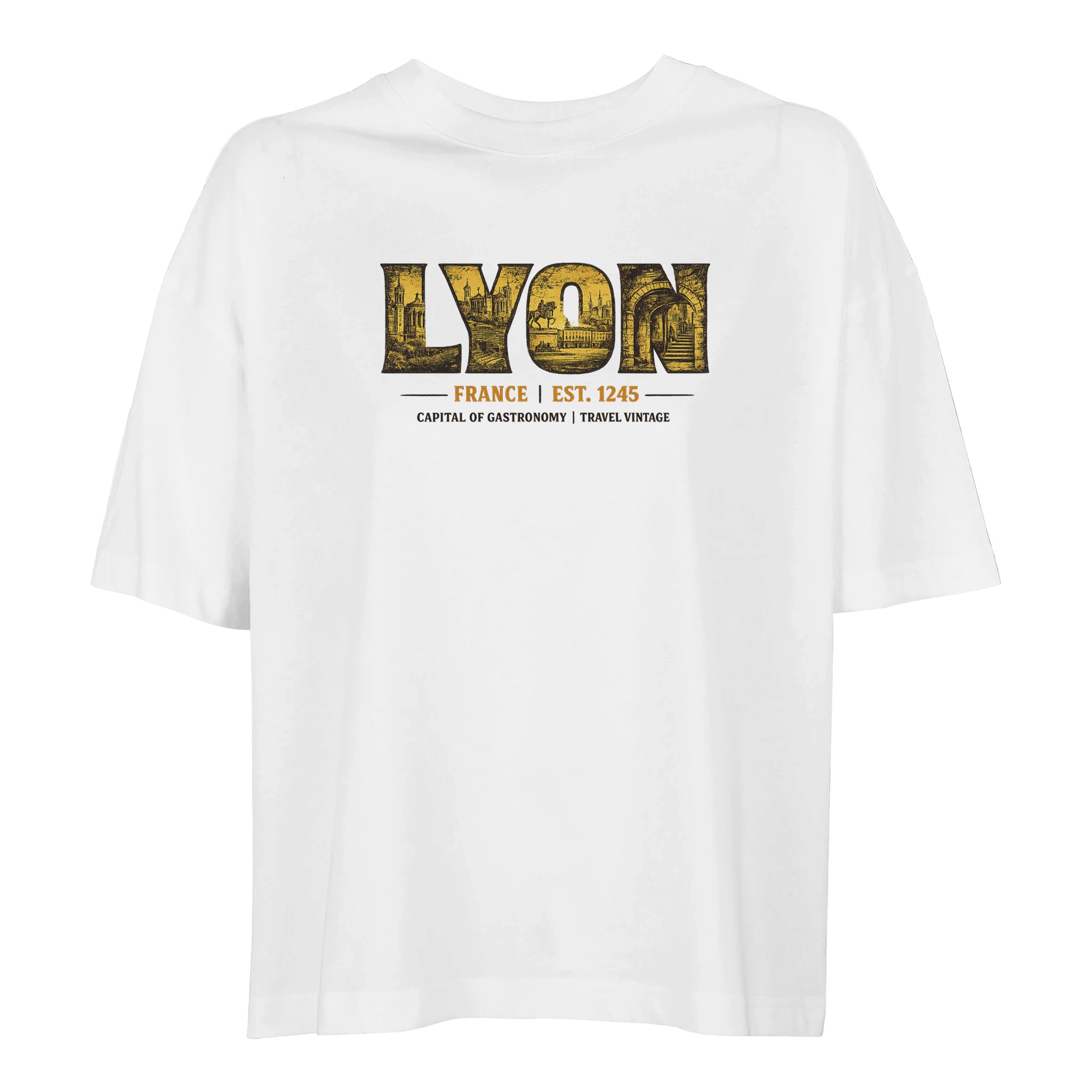 T-shirt Lyon femme ample coton bio conversion T-shirt Lyon femme ample coton bio conversion