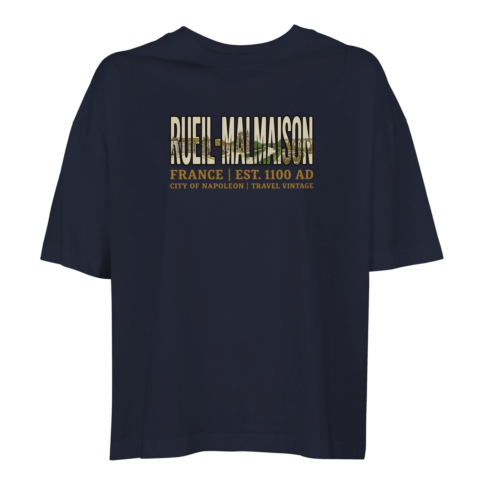 T-shirt Rueil-Malmaison femme ample coton bio T-shirt Rueil-Malmaison femme ample coton bio