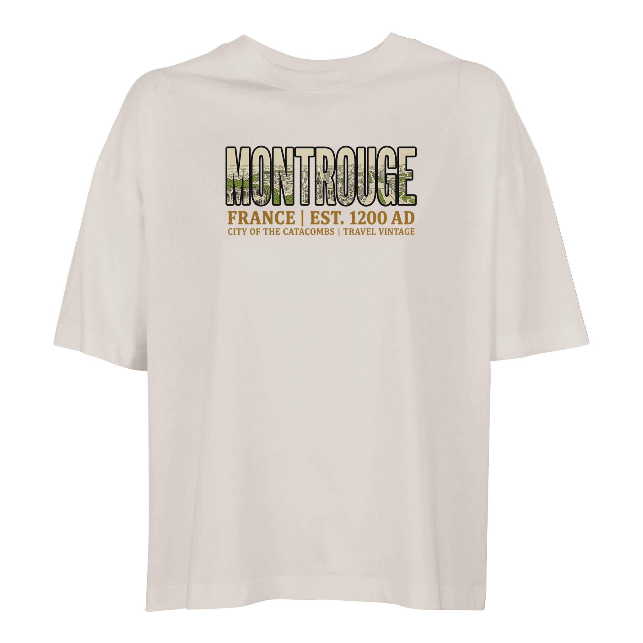 T-shirt Montrouge femme ample coton bio ville T-shirt Montrouge femme ample coton bio ville