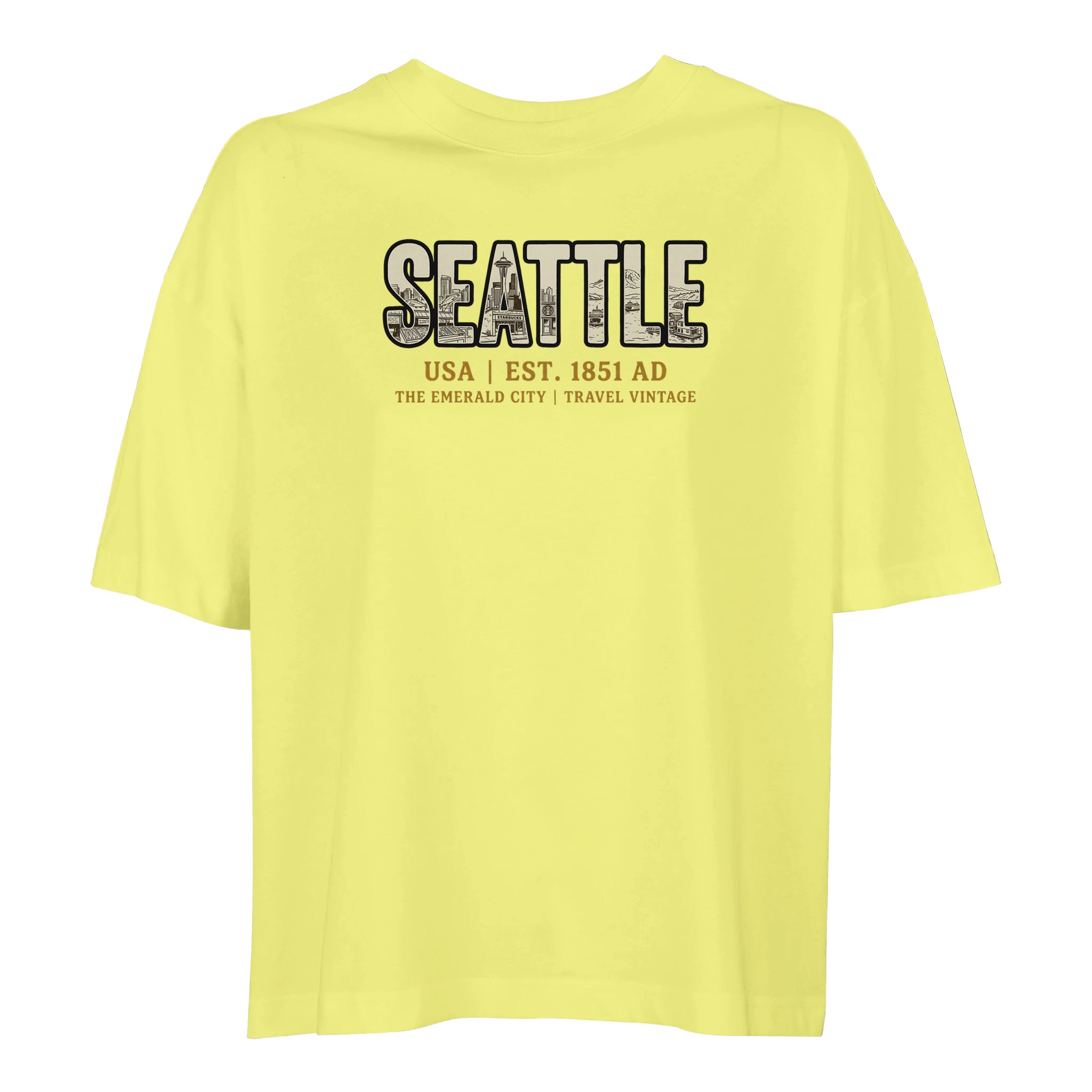 T-shirt Seattle femme ample coton bio conversion T-shirt Seattle femme ample coton bio conversion