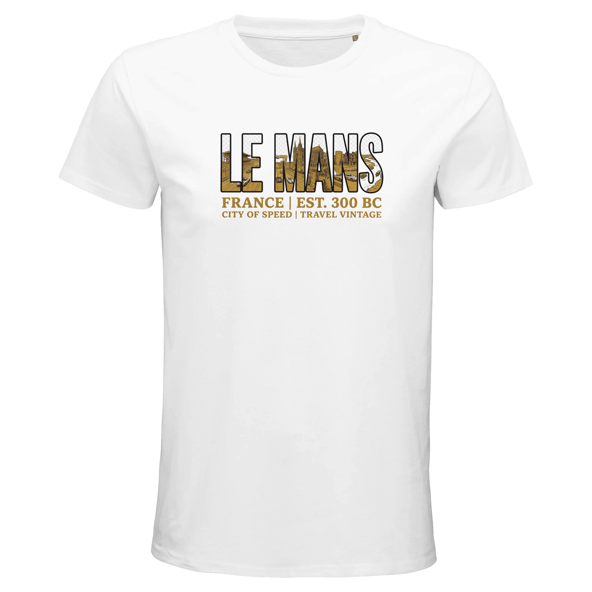 T-shirt Le Mans homme bio ajusté T-shirt Le Mans homme bio ajusté