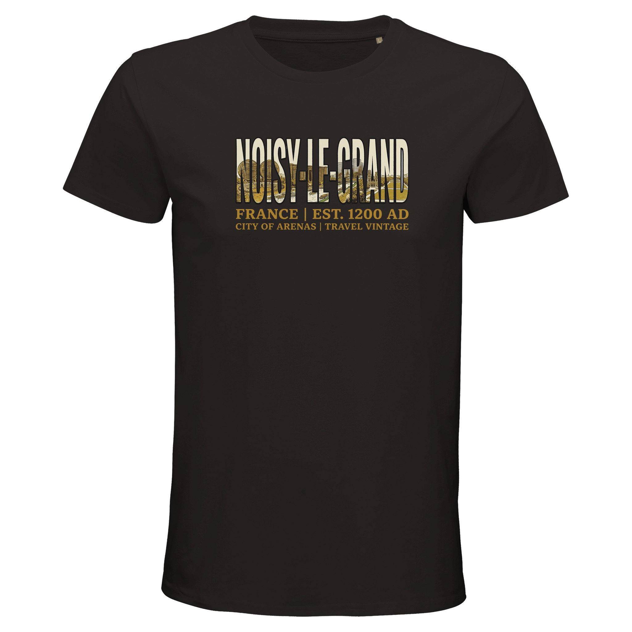 T-shirt Noisy-le-Grand homme bio ajusté T-shirt Noisy-le-Grand homme bio ajusté