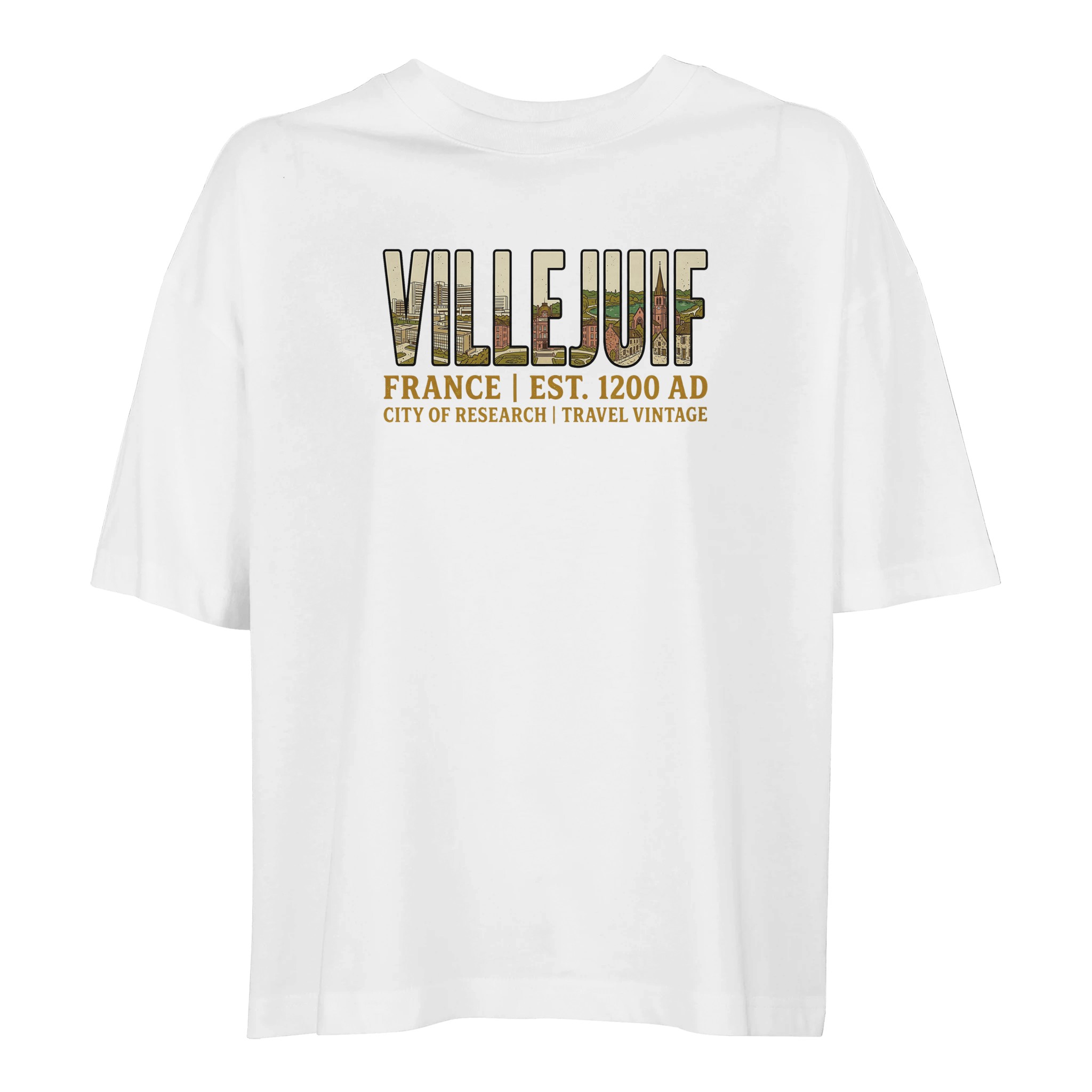 T-shirt Villejuif femme ample coton bio T-shirt Villejuif femme ample coton bio