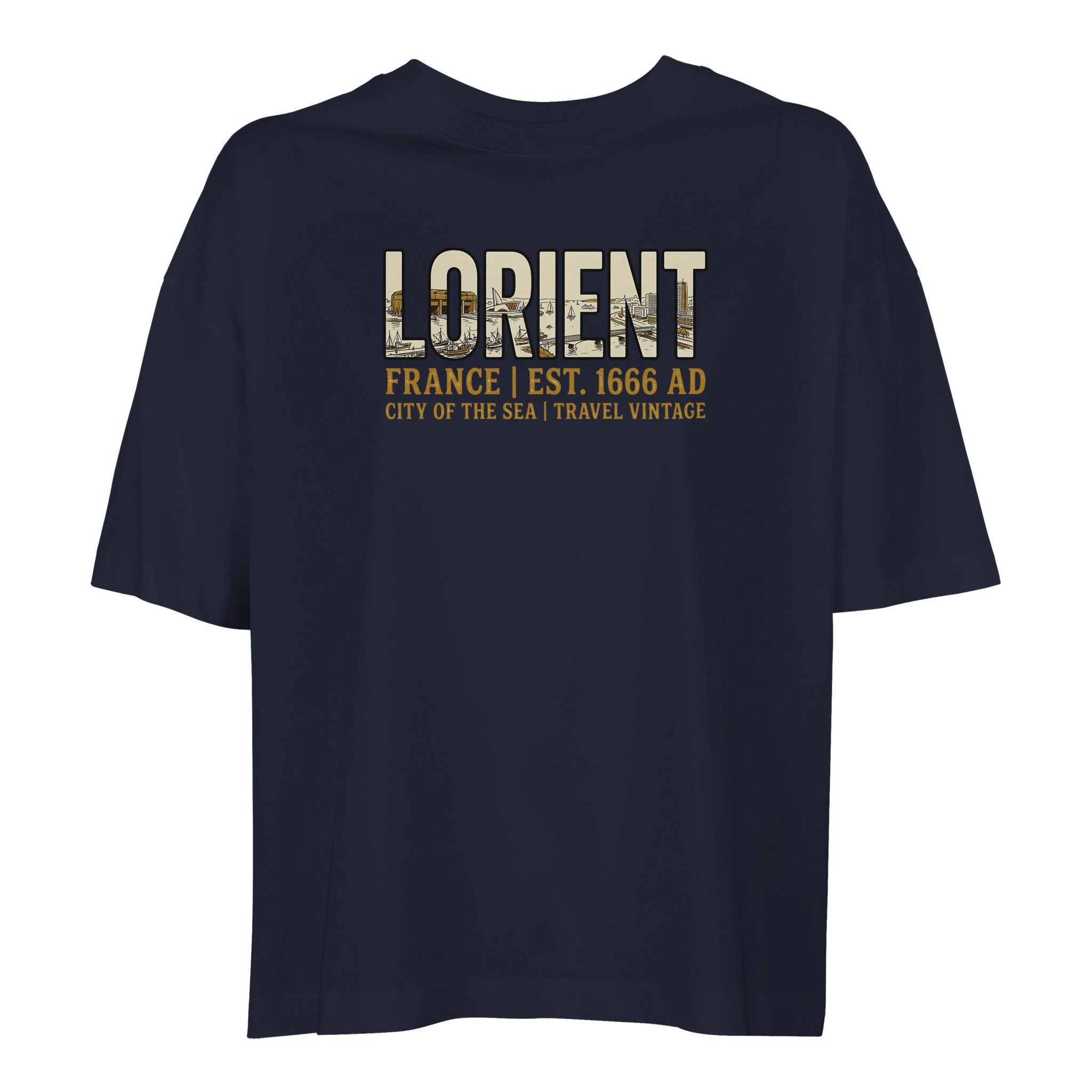 T-shirt Lorient femme ample coton en conversion bio T-shirt Lorient femme ample coton en conversion bio