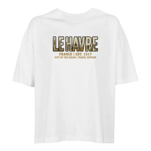 T-shirt Le Havre femme ample coton bio ville T-shirt Le Havre femme ample coton bio ville