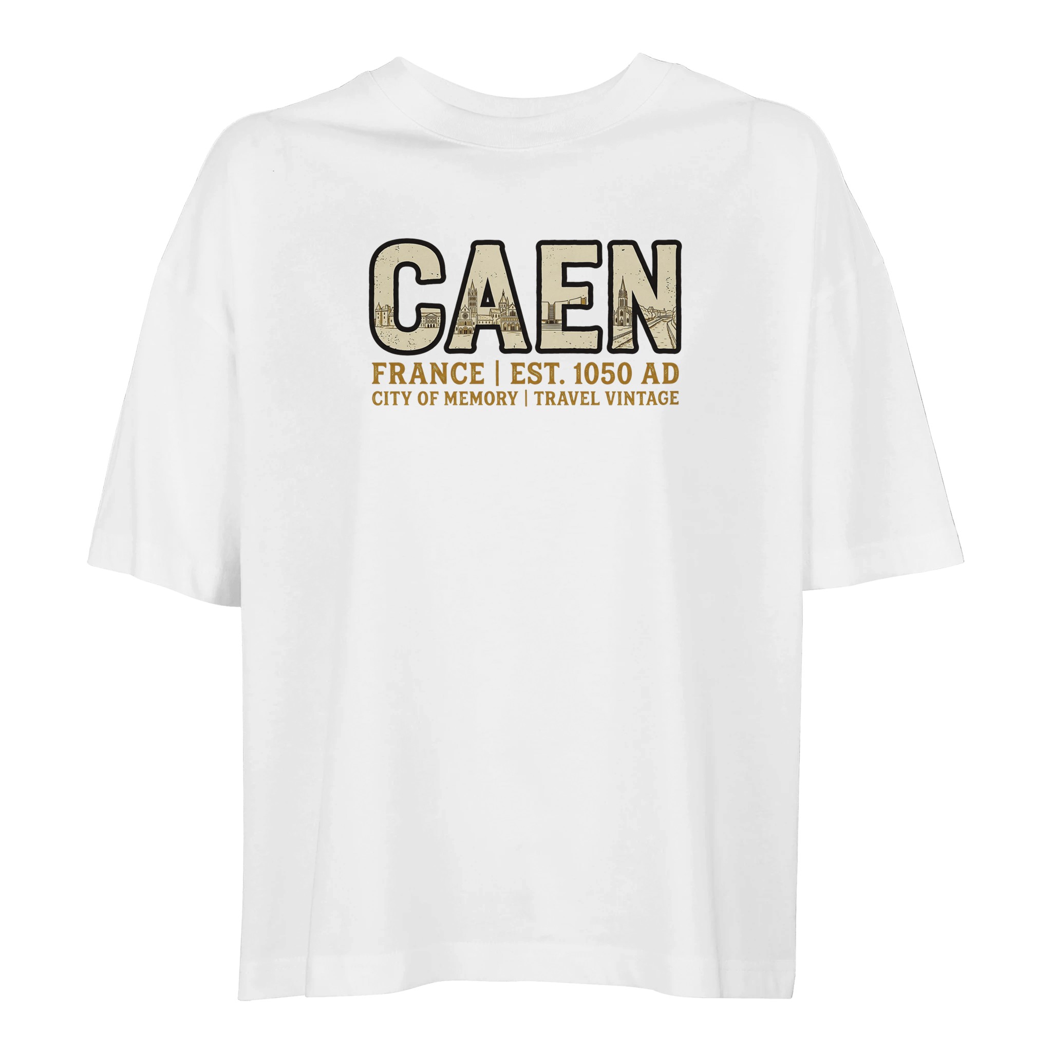 T-shirt Caen femme ample coton bio ville T-shirt Caen femme ample coton bio ville